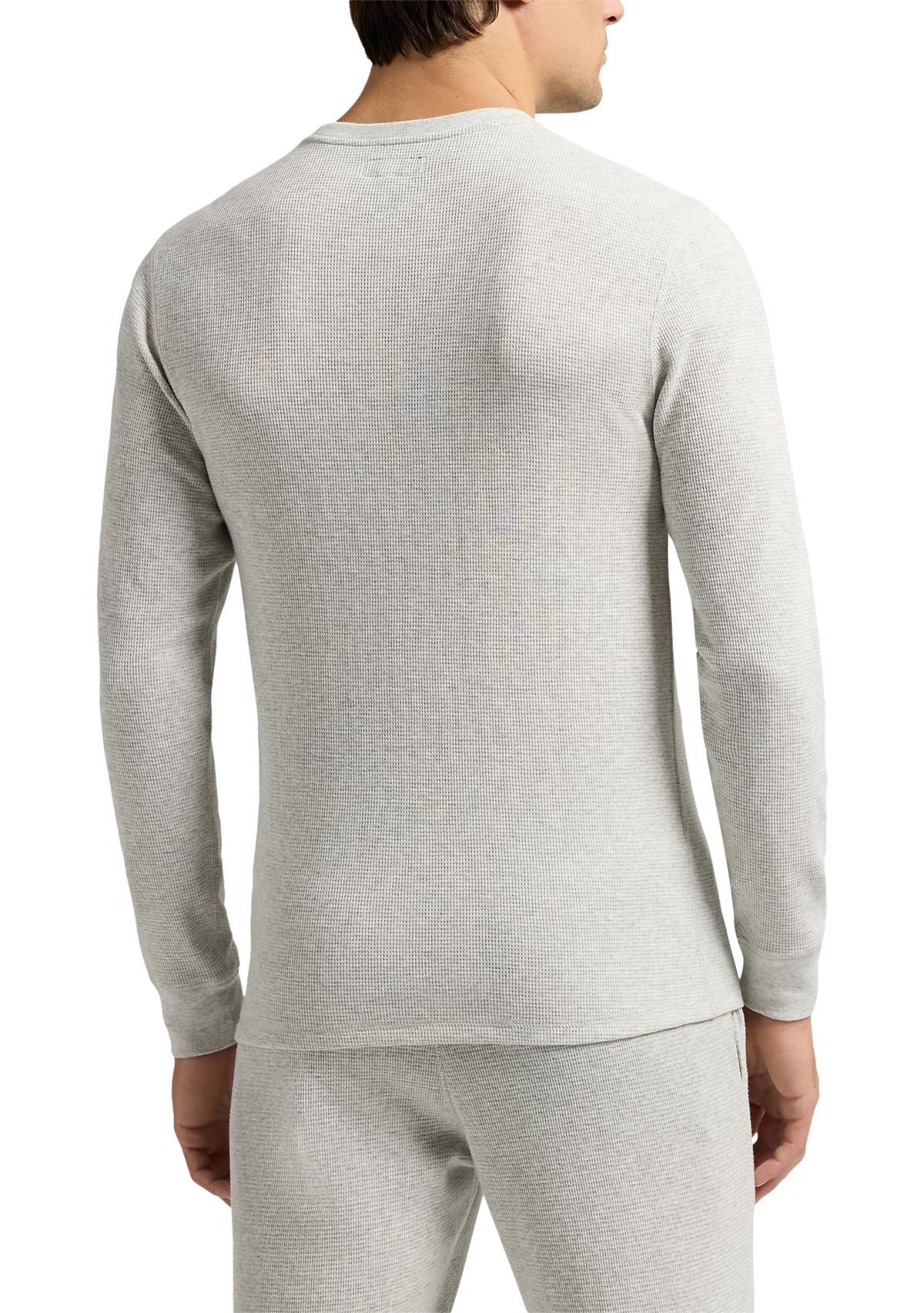 Mens Thermal Long Sleeve Crewneck Shirt