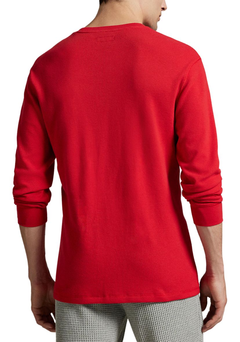 Mens Thermal Long Sleeve Crewneck Shirt 