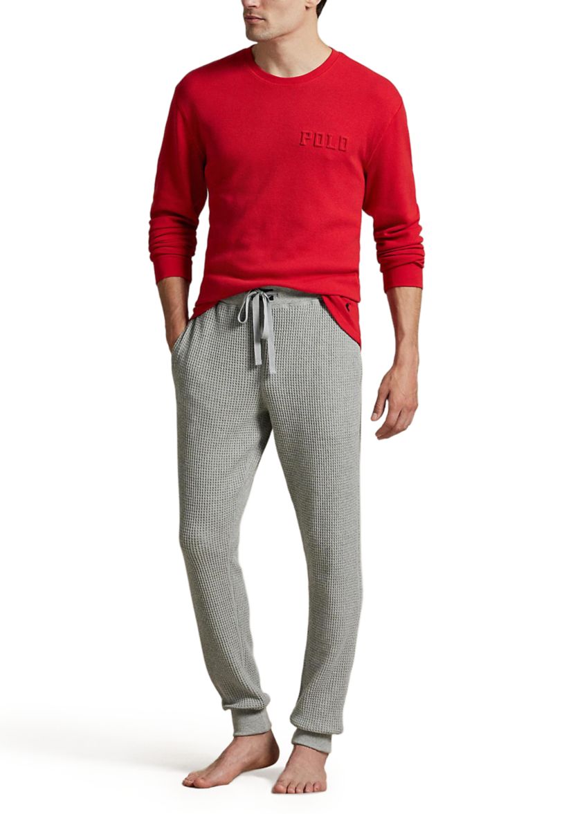 Mens Thermal Long Sleeve Crewneck Shirt 