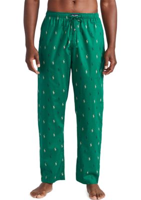 Printed Woven Pajama Pants