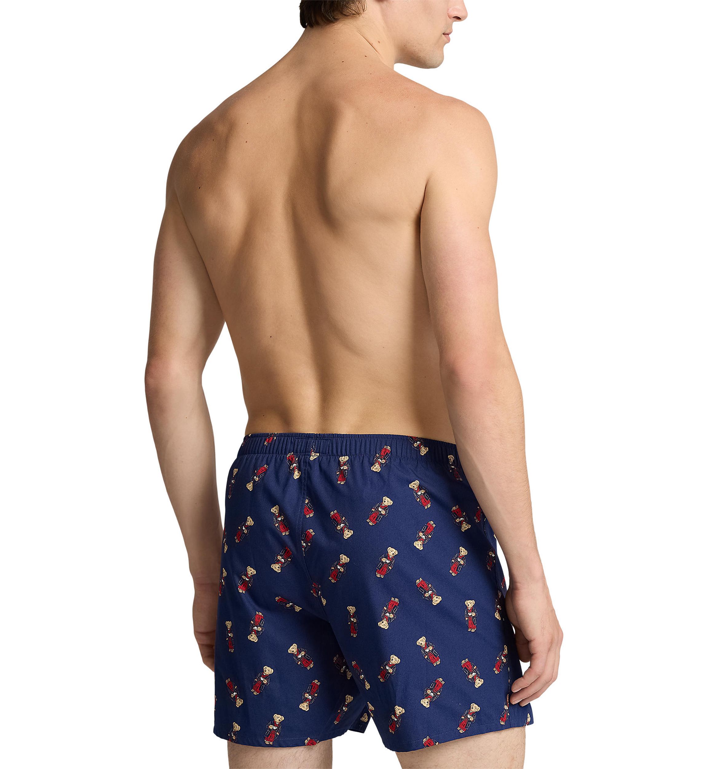Woven Allover Print Bear Boxers