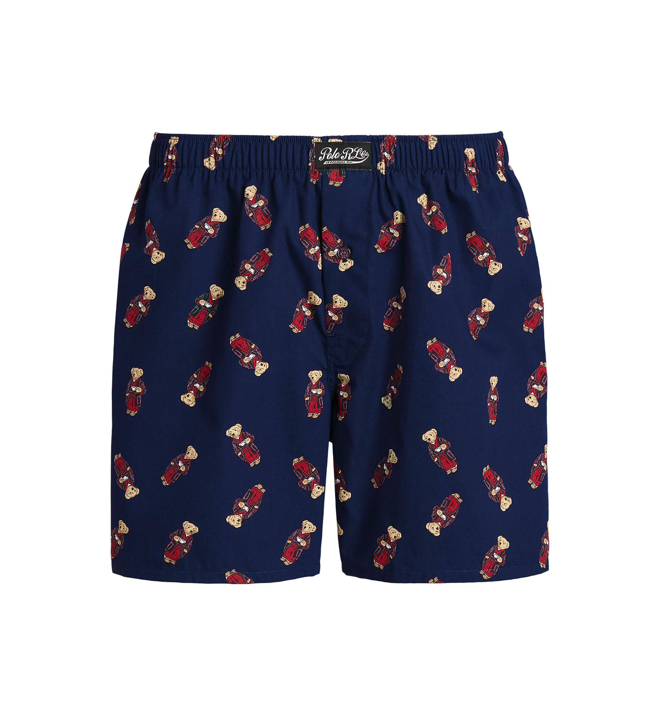 Woven Allover Print Bear Boxers