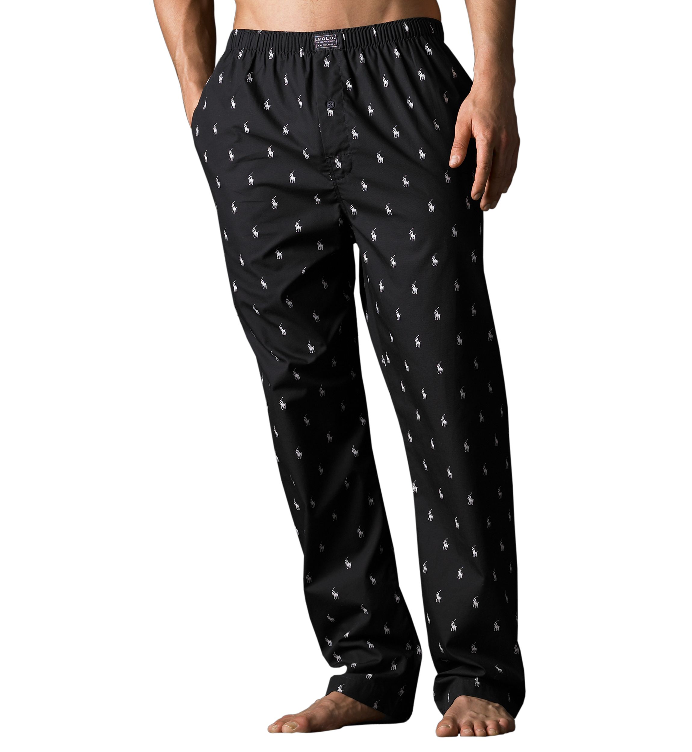Polo Player Print Pajama Pants
