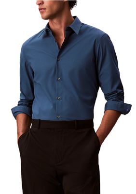 Calvin Klein Men's Supima Stretch Cotton Slim Shirt