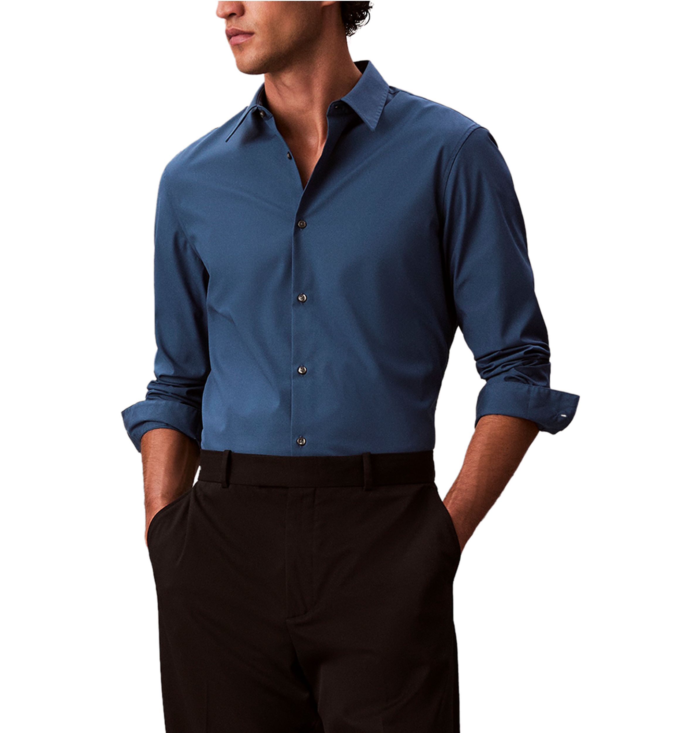 Supima Stretch Cotton Slim Shirt