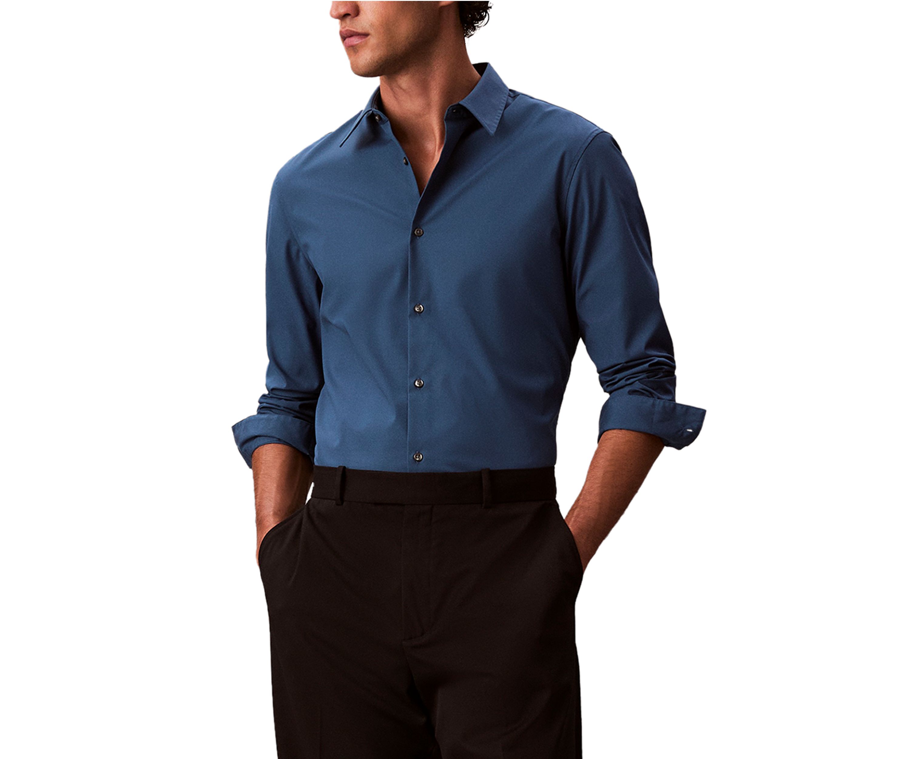 Supima Stretch Cotton Slim Shirt