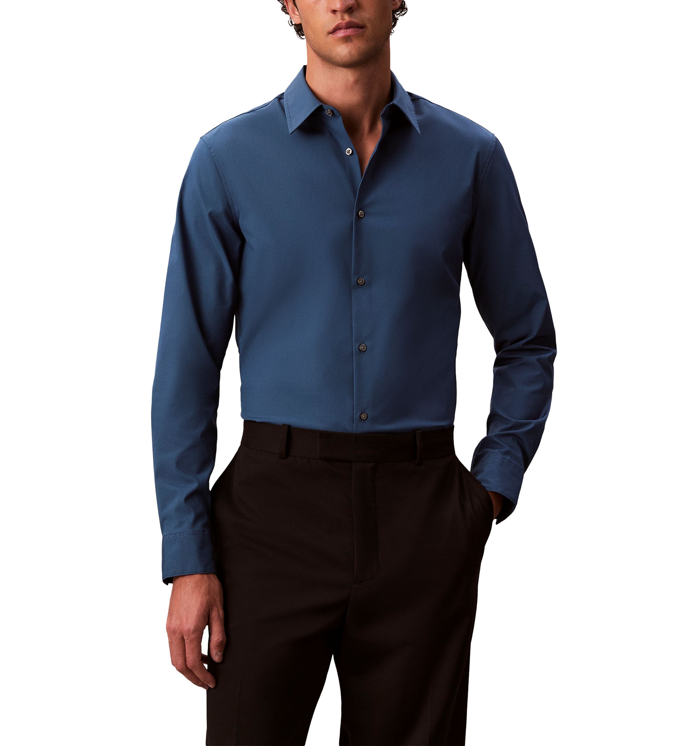 Supima Stretch Cotton Slim Shirt