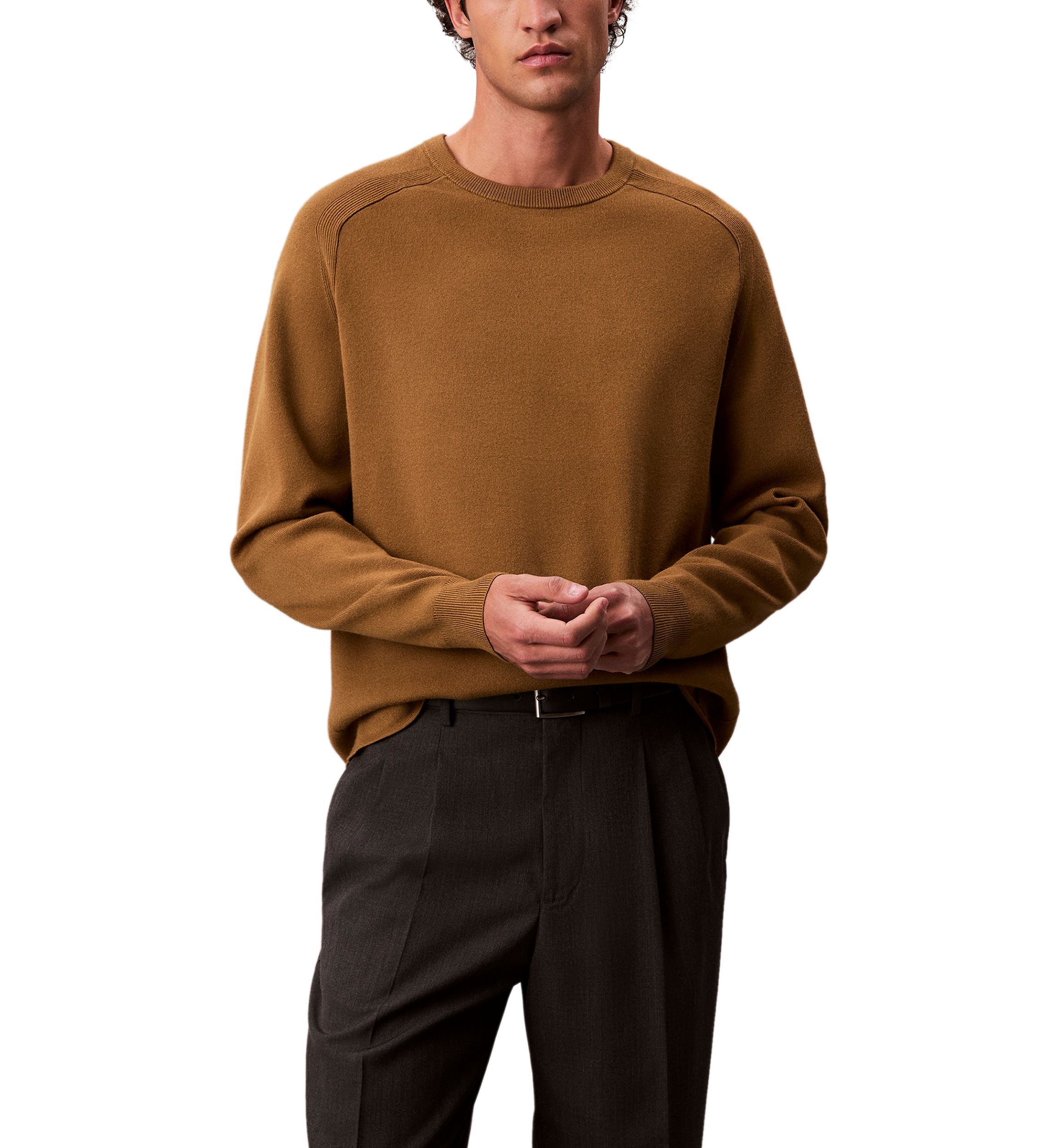 Mens Tech Knit Crewneck Sweater