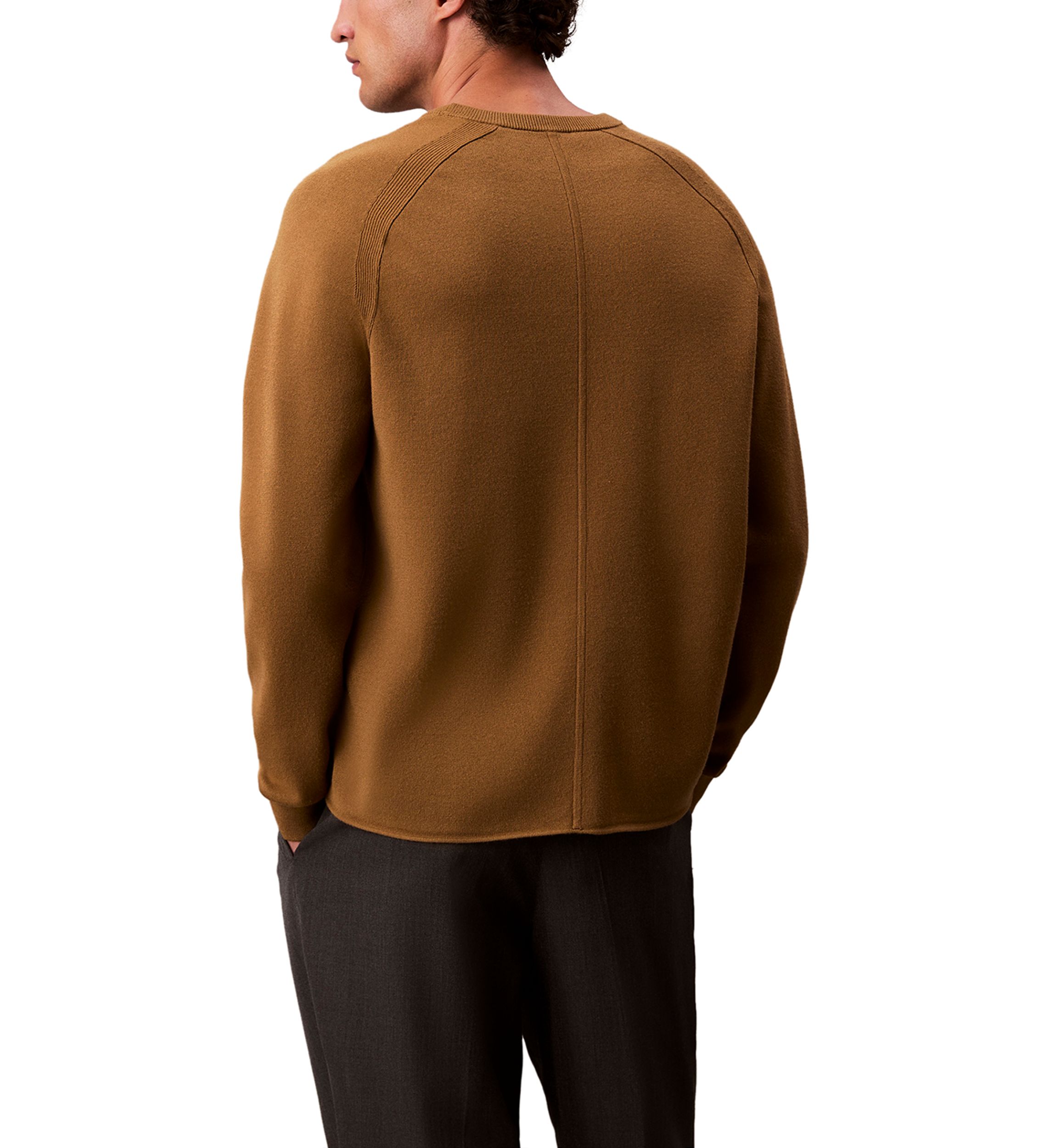 Mens Tech Knit Crewneck Sweater