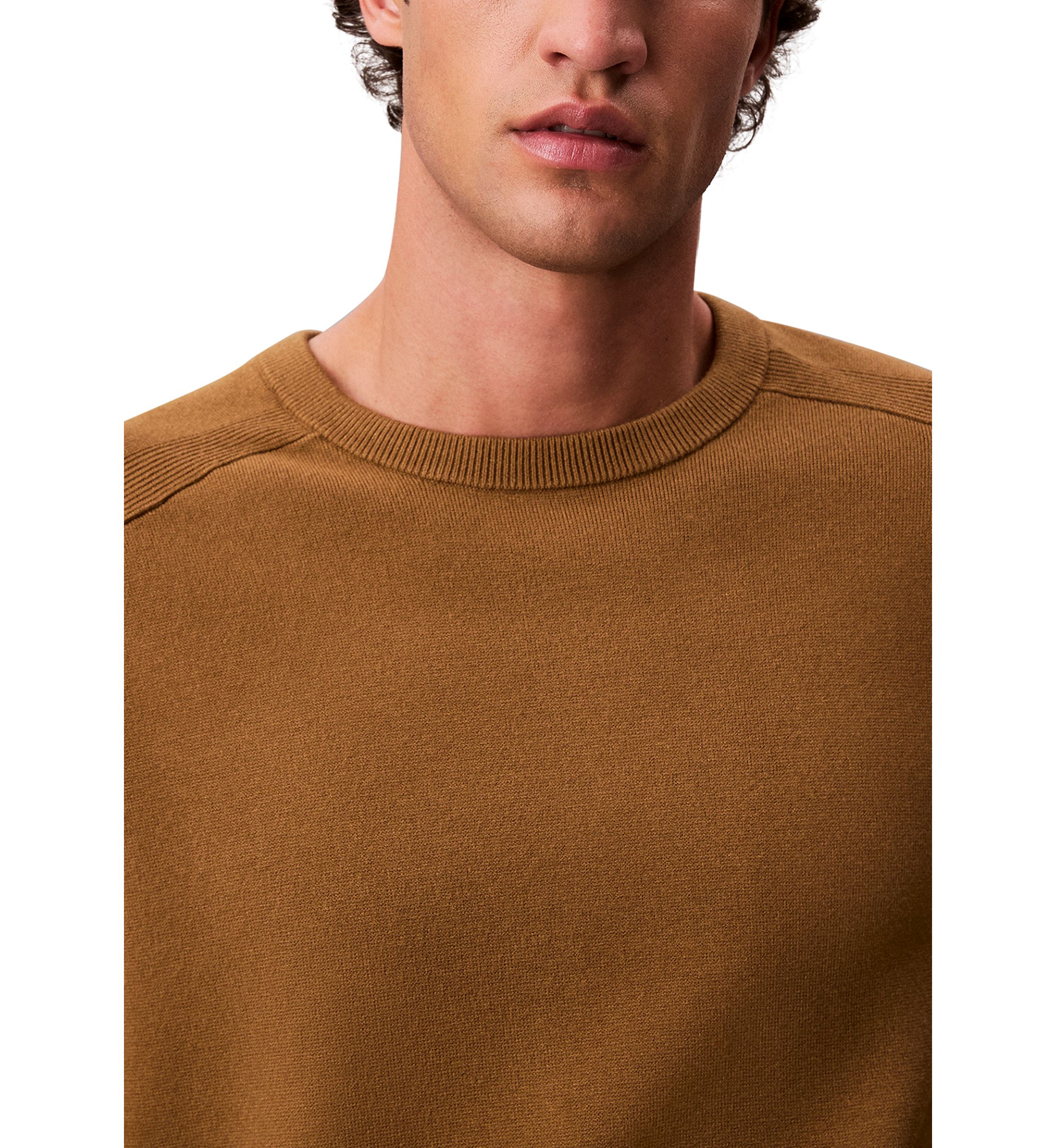 Mens Tech Knit Crewneck Sweater