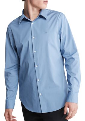 Calvin Klein Men's Stretch Cotton Slim Button Down Shirt, 2XL