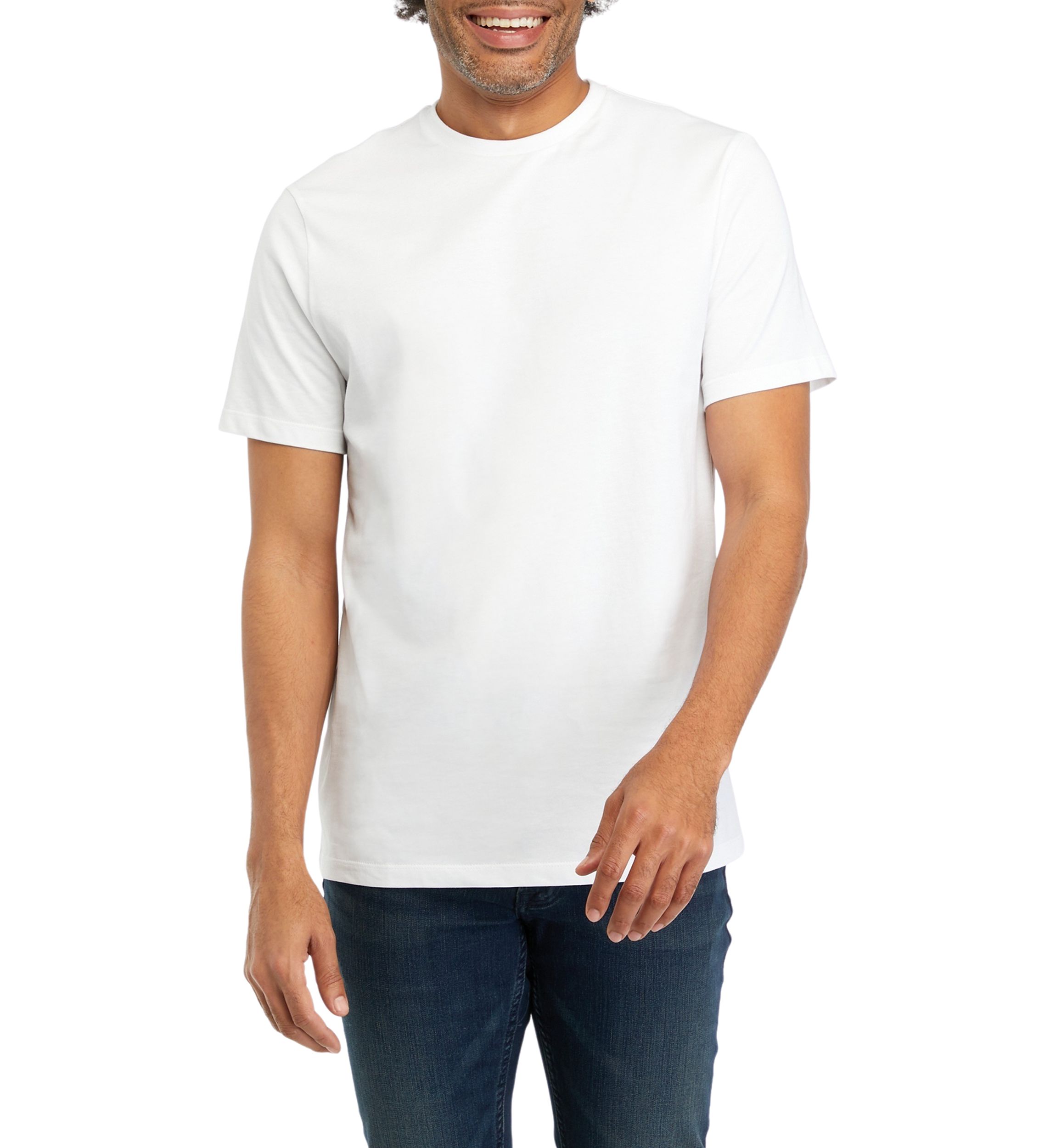 Smooth Cotton Monogram Logo T-Shirt