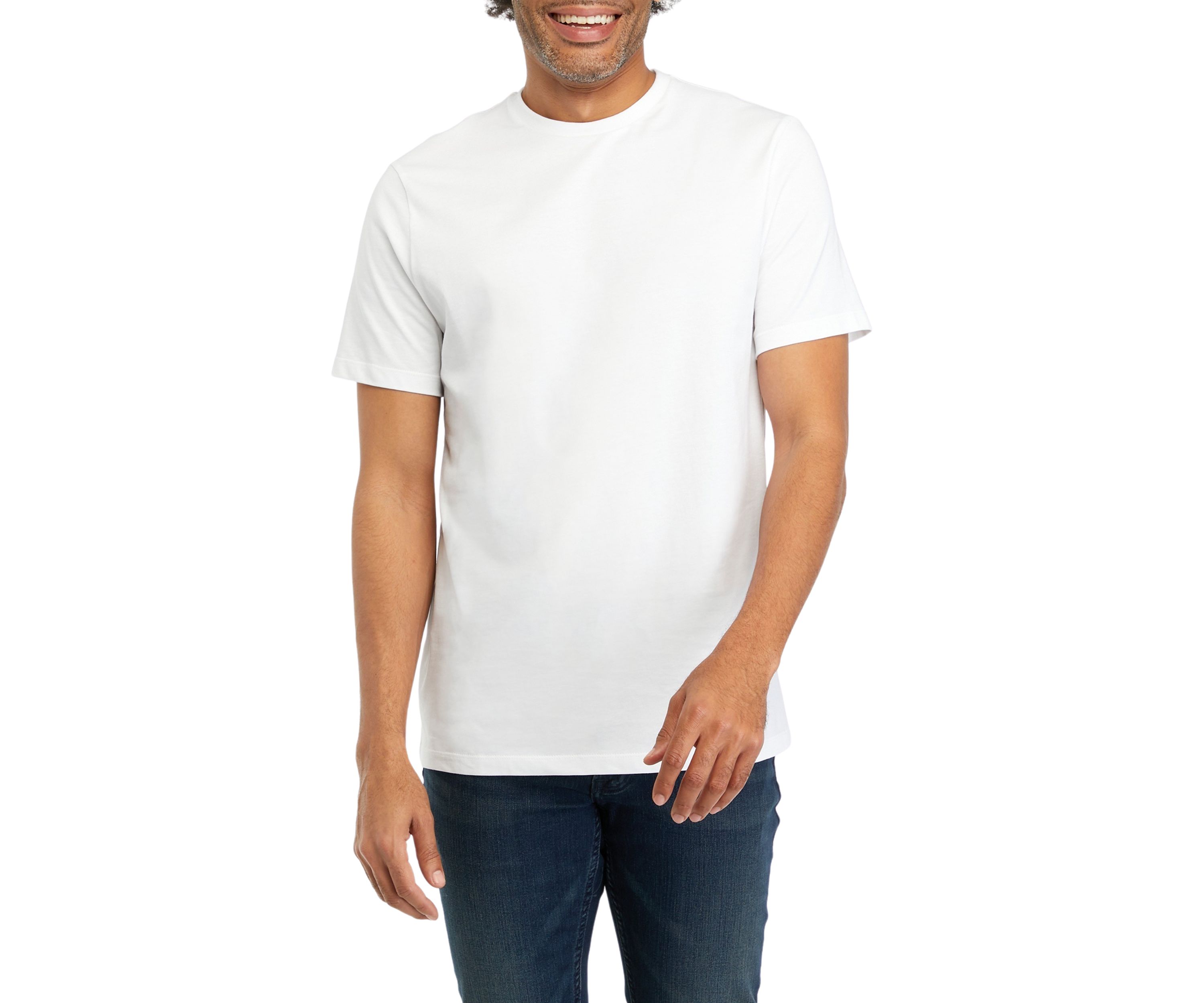 Smooth Cotton Monogram Logo T-Shirt