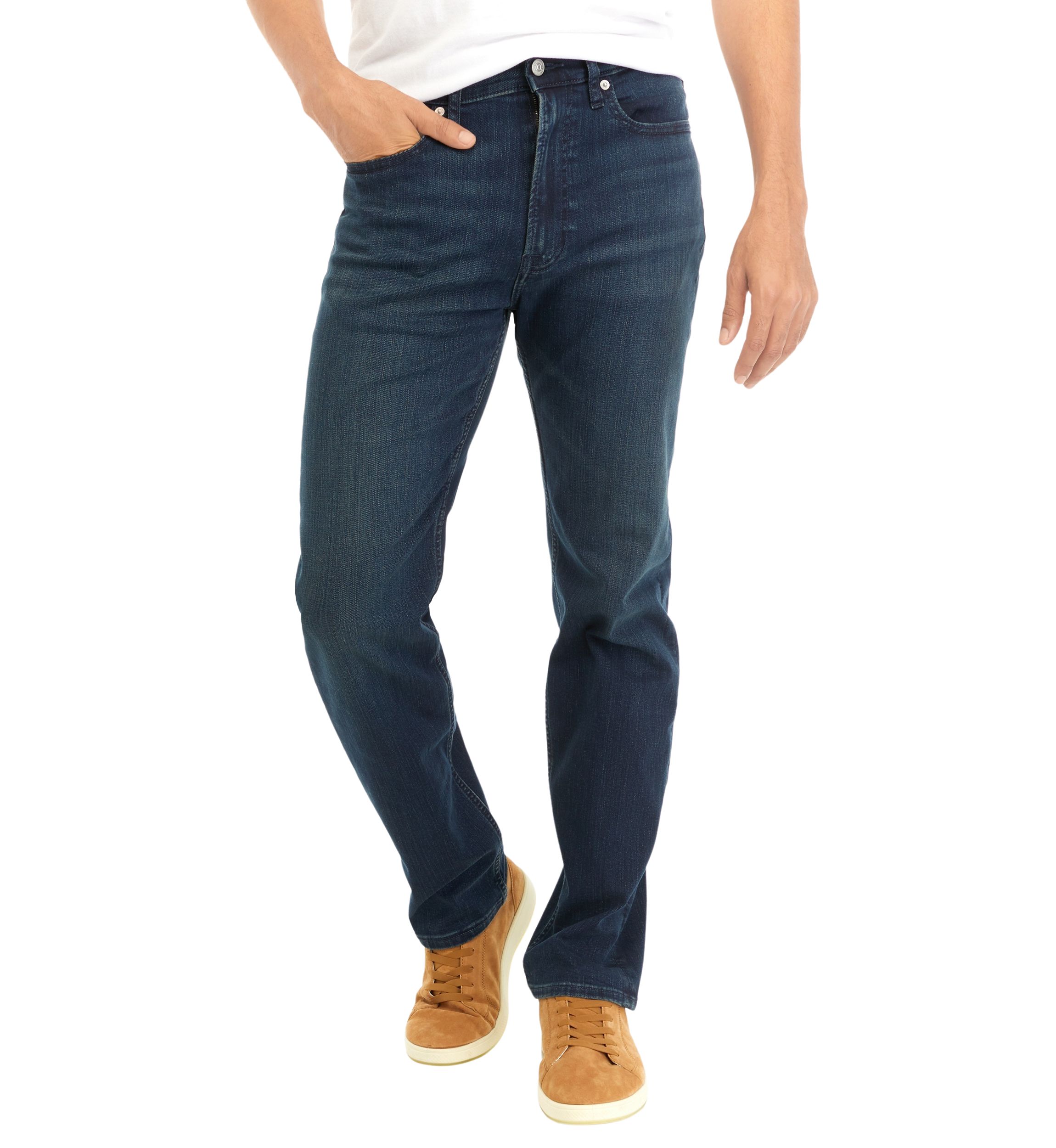 Dark Rinse Standard Straight Leg Jeans
