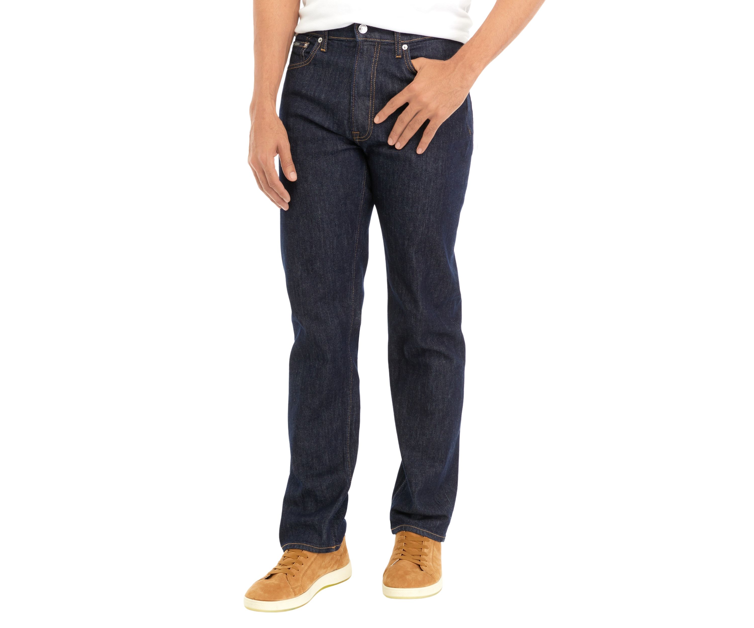 Dark Rinse Standard Straight Leg Jeans