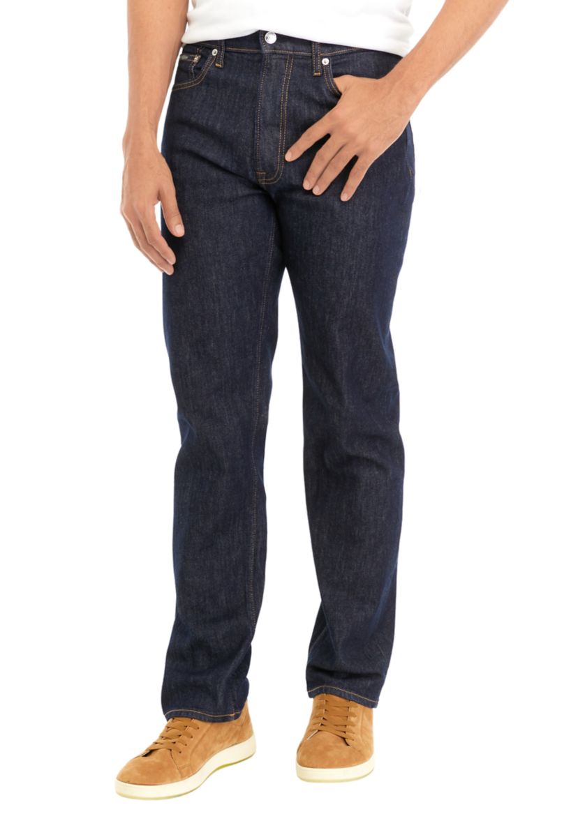 Dark Rinse Standard Straight Leg Jeans
