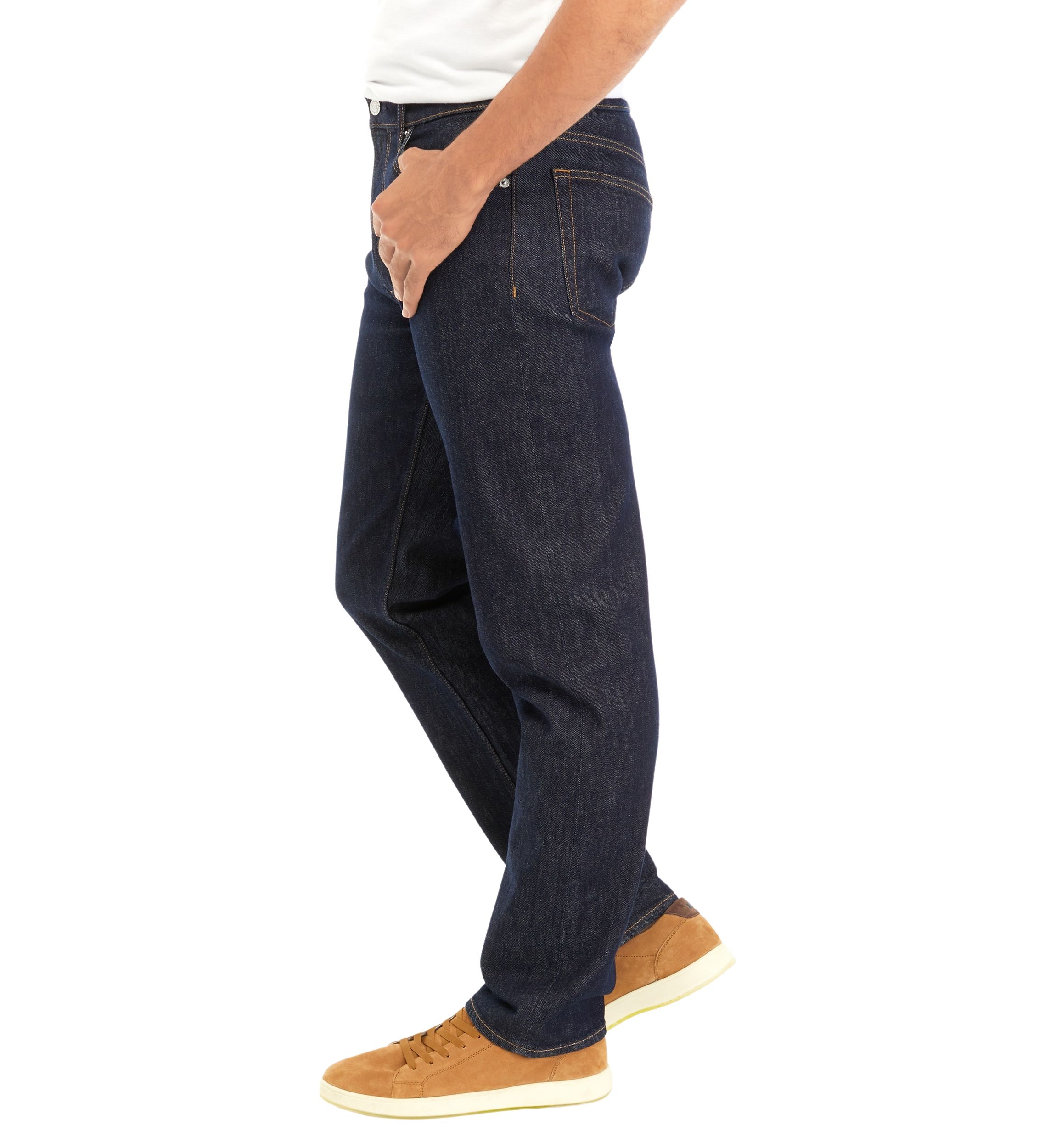 Dark Rinse Standard Straight Leg Jeans