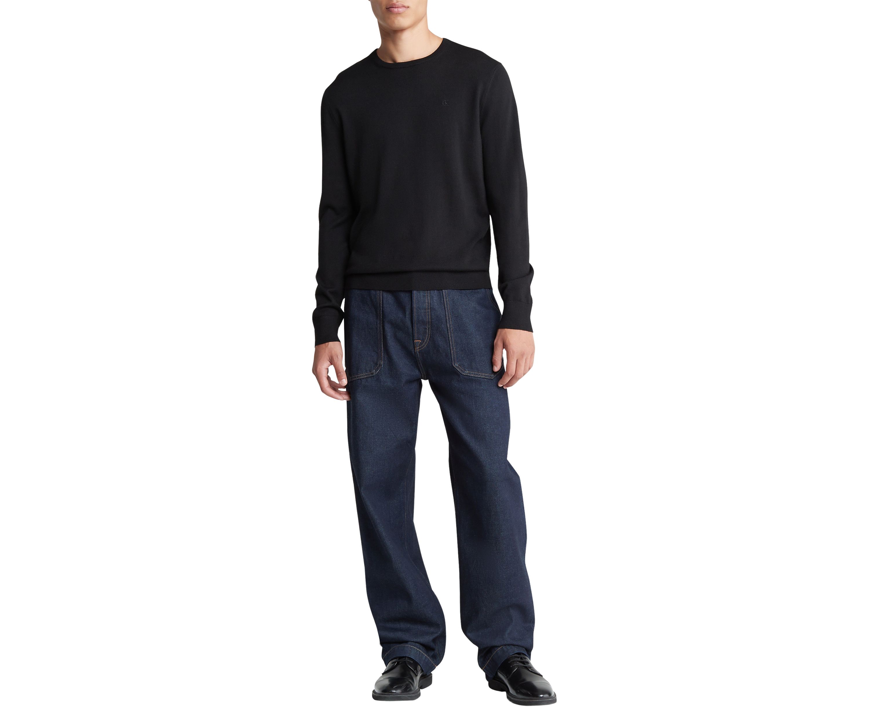 Extra Fine Merino Wool Blend Sweater