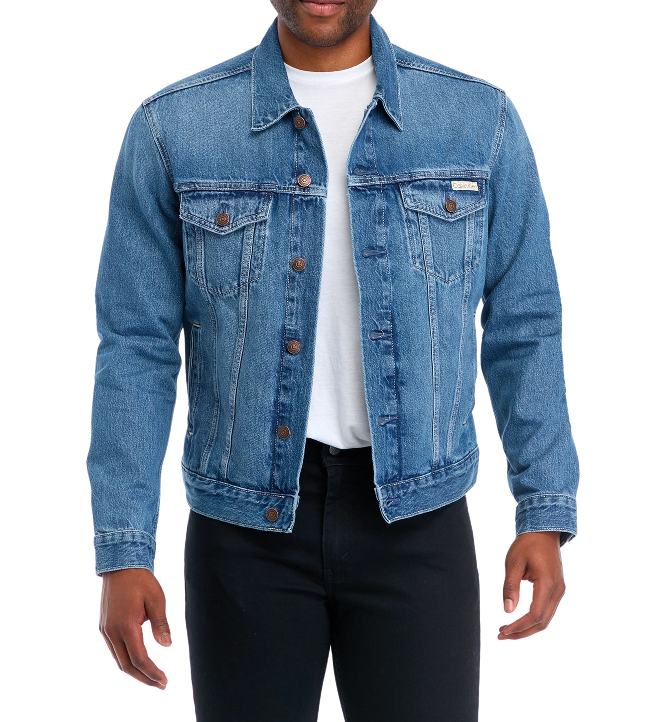 Mens Long Sleeve Trucker Jacket