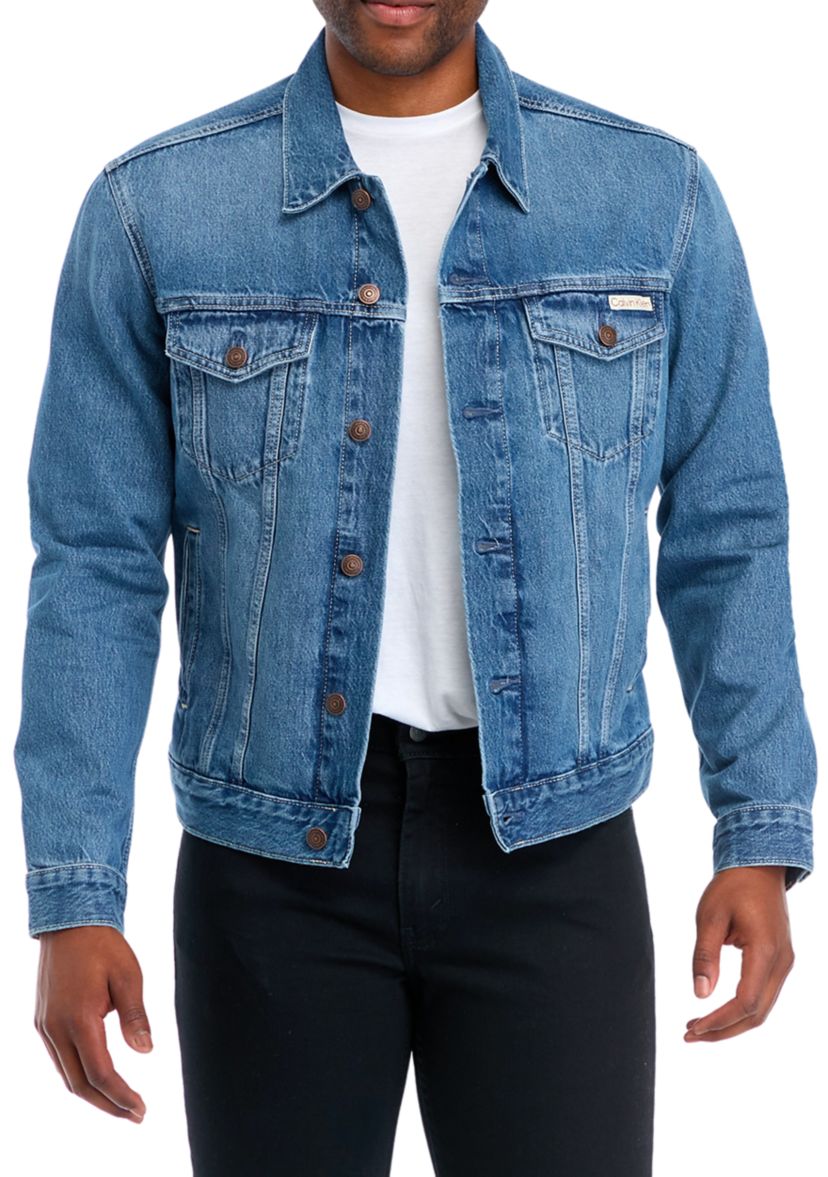 Mens Long Sleeve Trucker Jacket