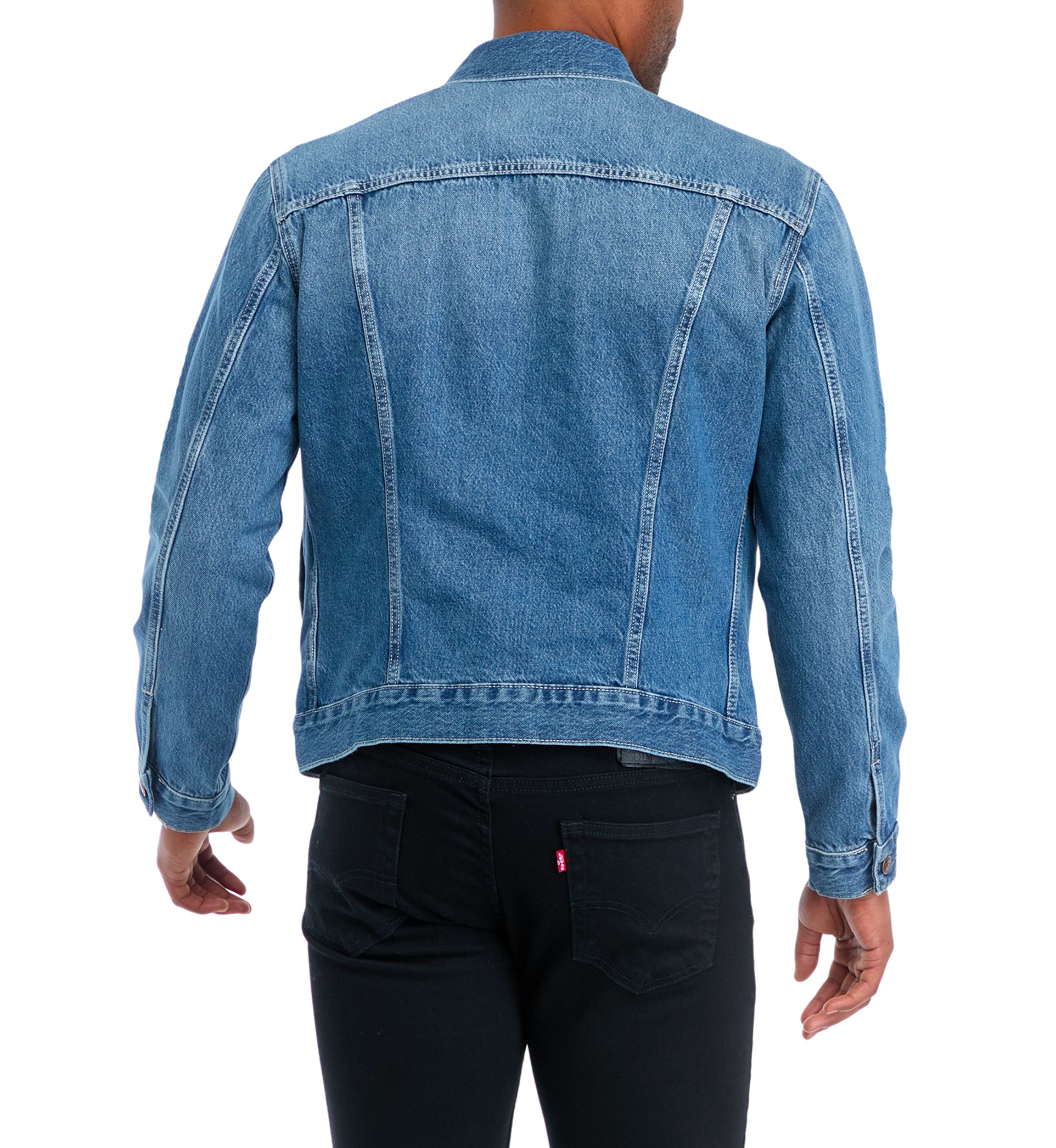 Mens Long Sleeve Trucker Jacket
