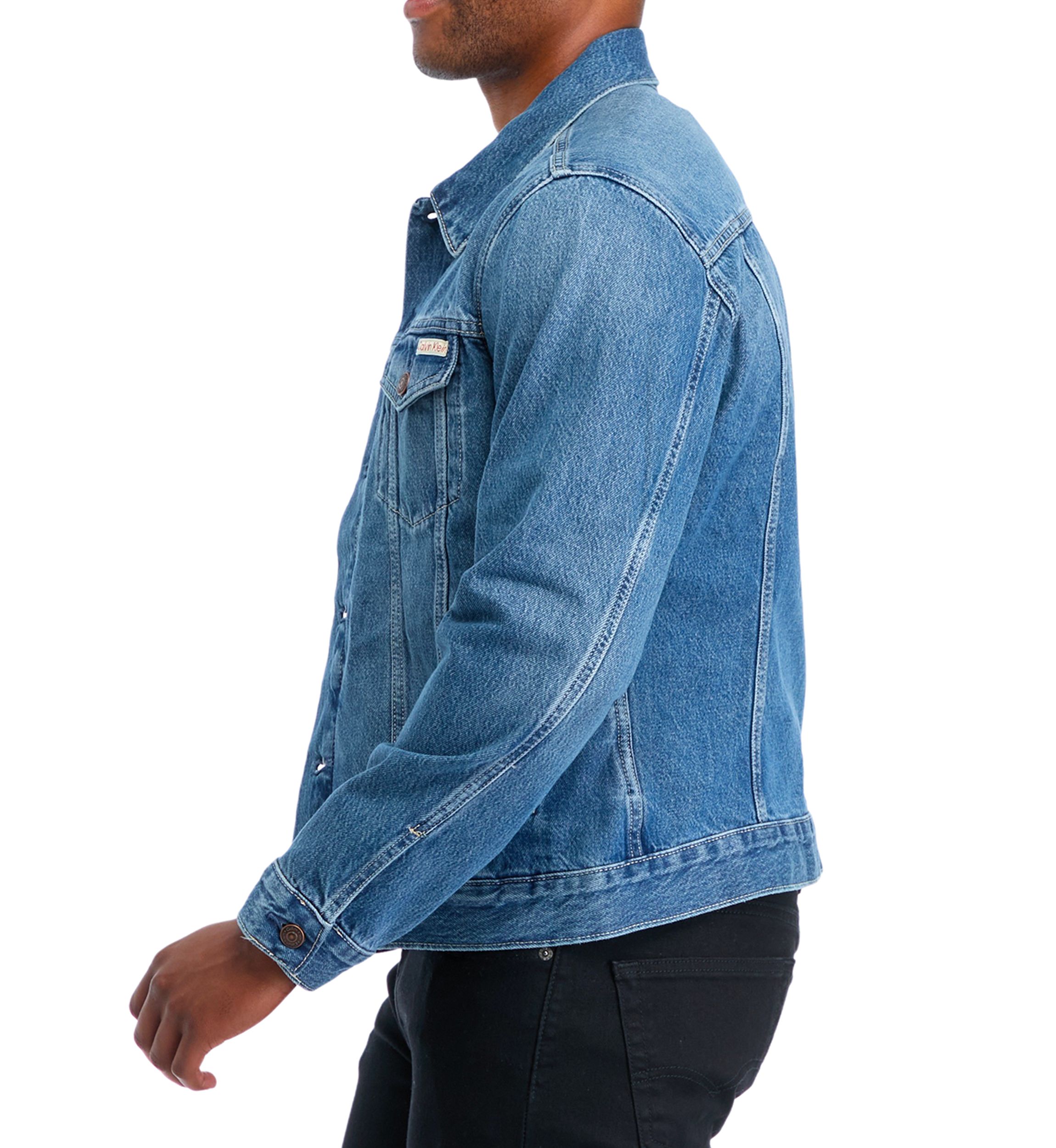 Mens Long Sleeve Trucker Jacket