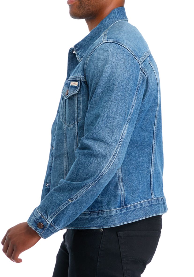 Mens Long Sleeve Trucker Jacket