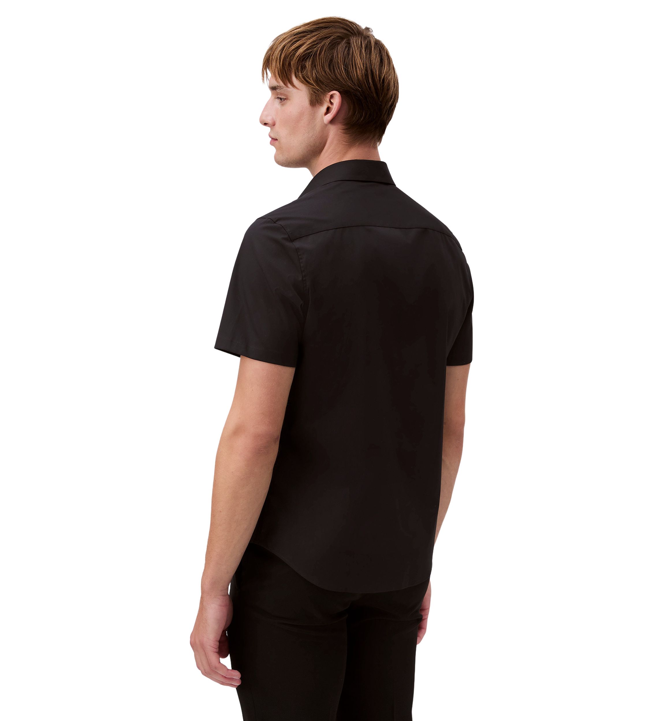 Solid Stretch Slim Fit Shirt