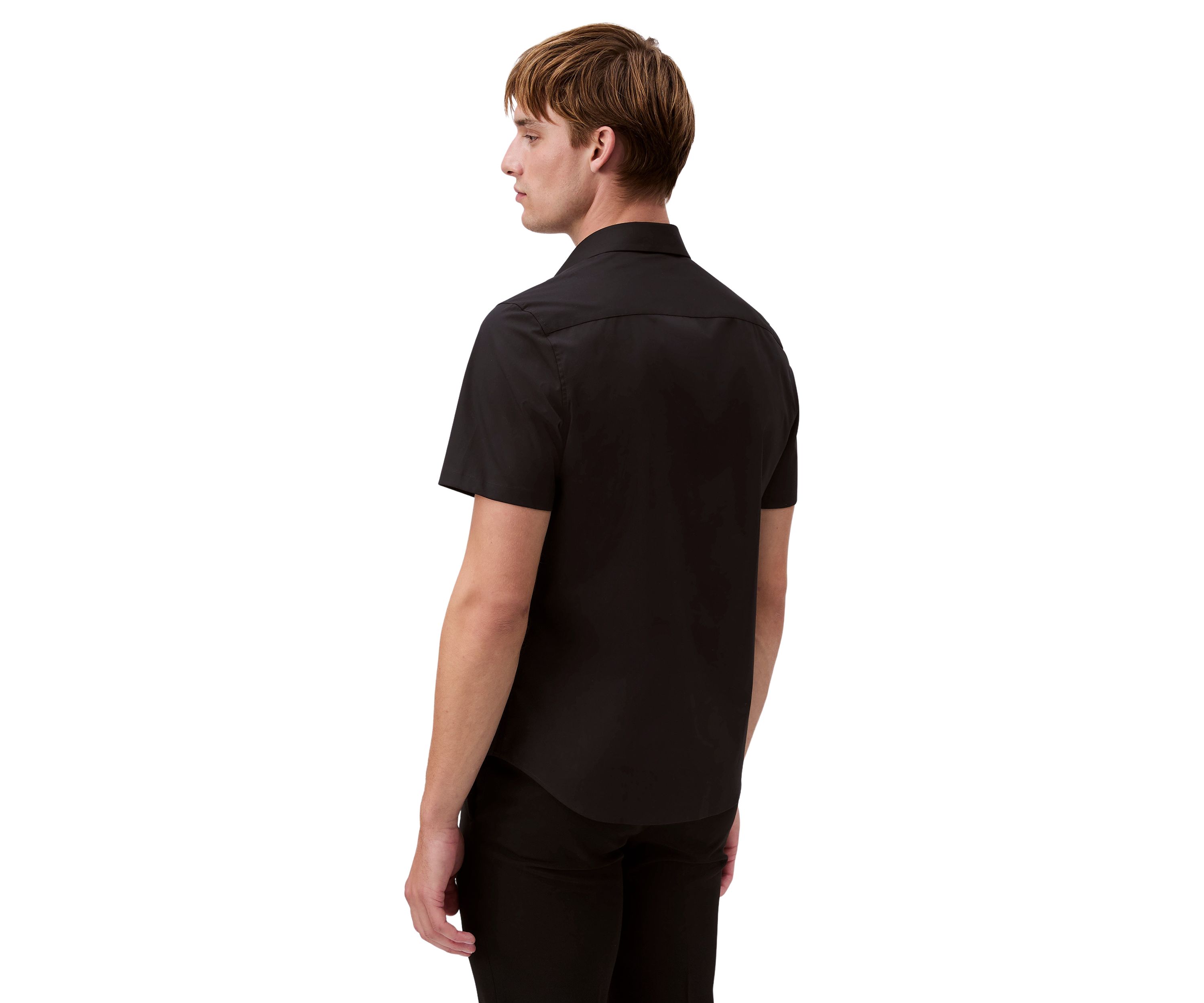 Solid Stretch Slim Fit Shirt