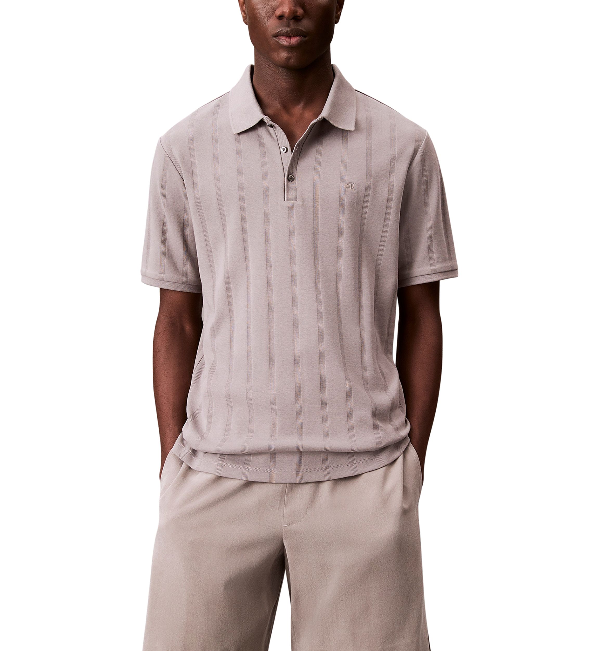Variegated Rib Classic Polo Shirt