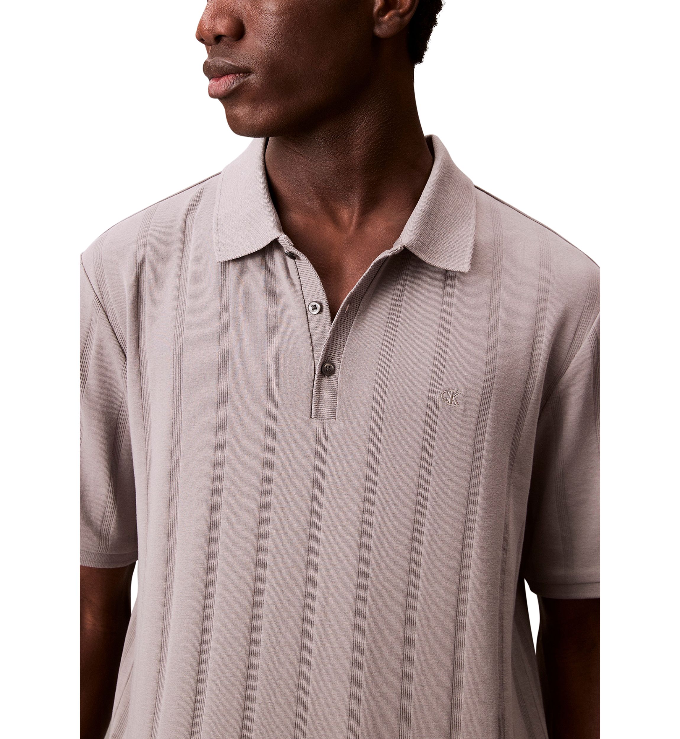 Variegated Rib Classic Polo Shirt