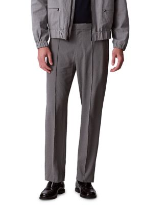 Calvin Klein Men's Seersucker Pull On Pants, 38