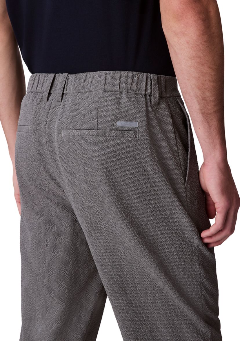 Mens Seersucker Pull On Pants
