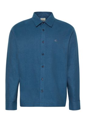 Calvin Klein Men's Long Sleeve Easy Flannel Shirt, 2XL