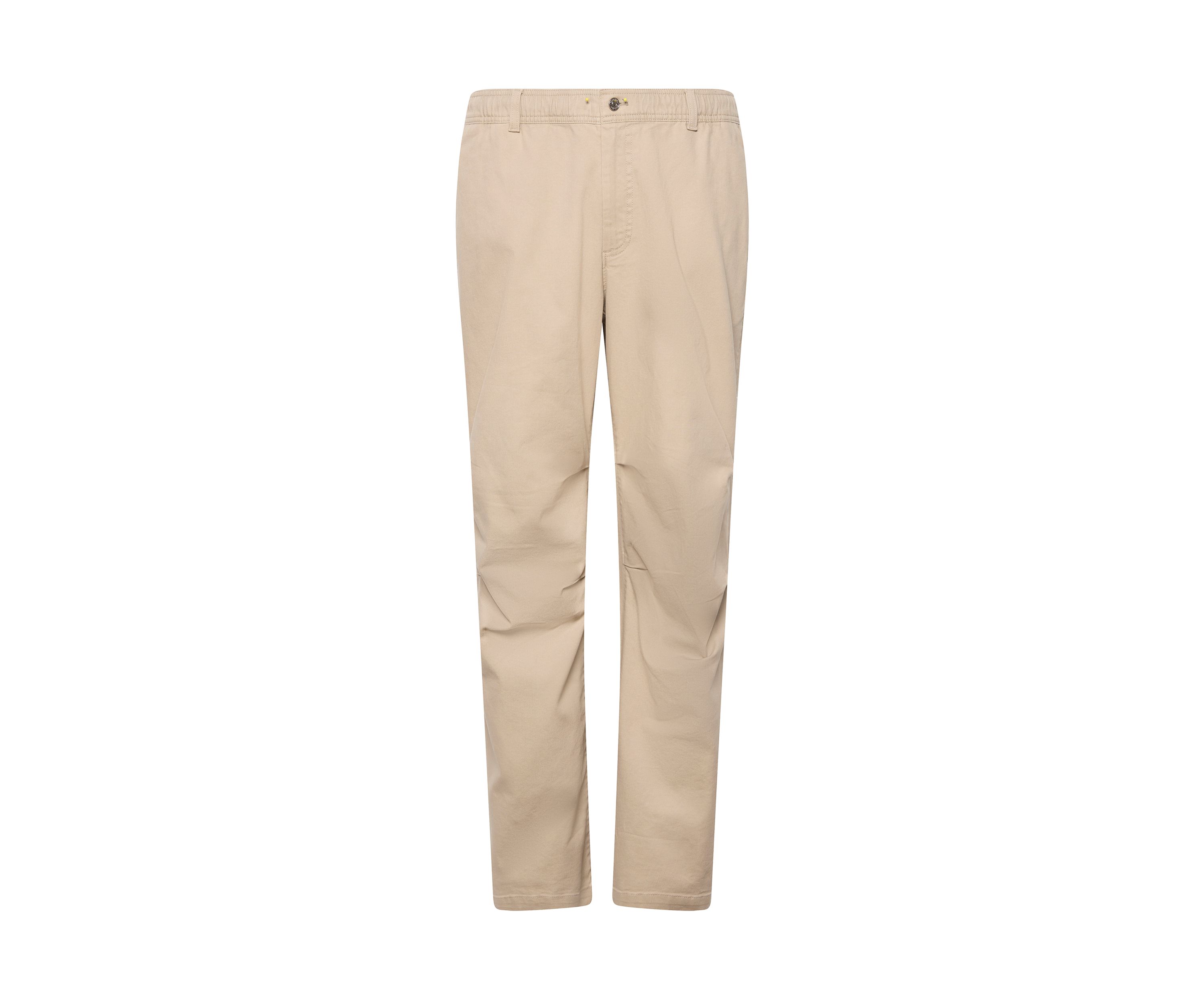 Mens Washed Cotton Elastic Pants
