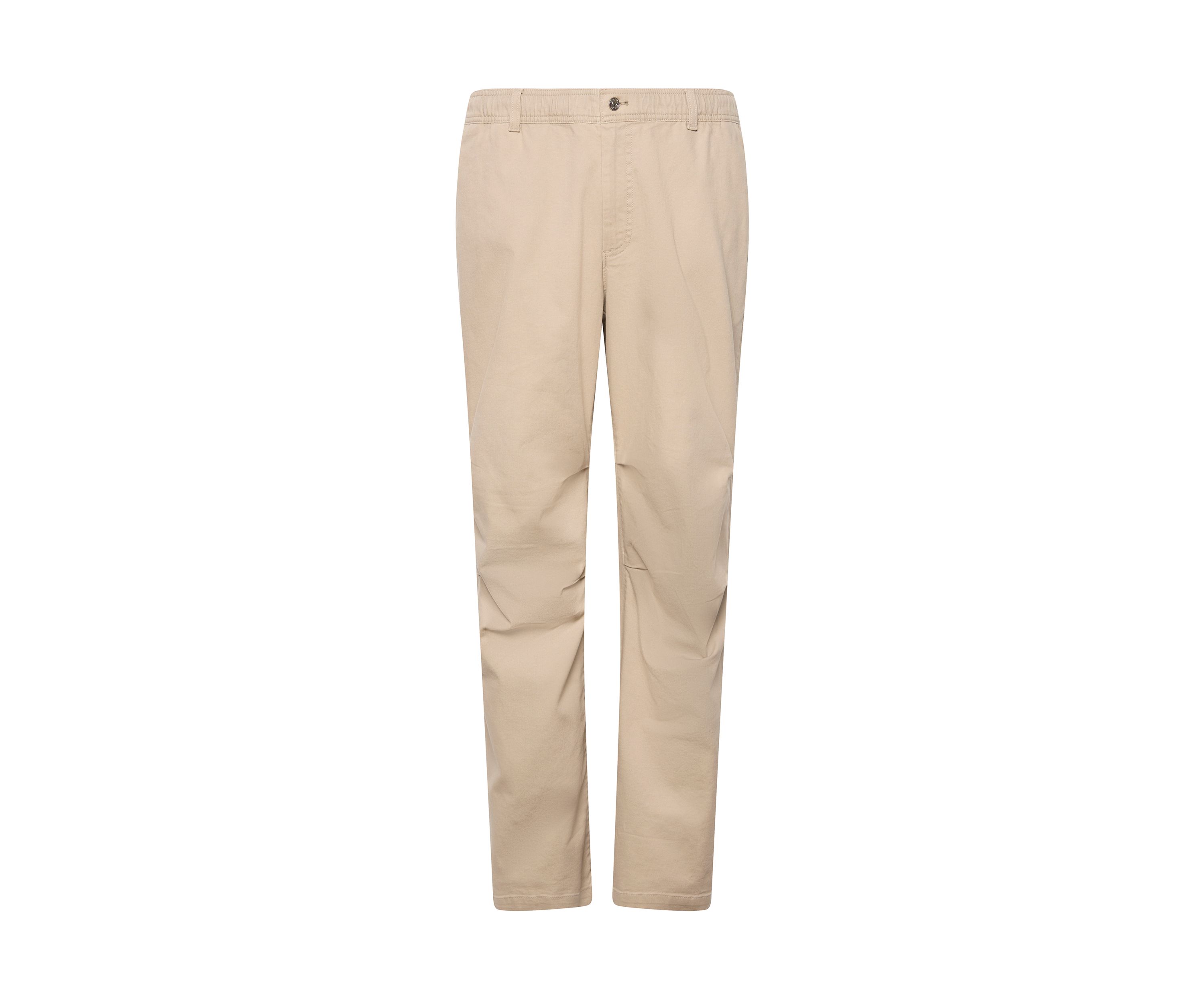 Mens Washed Cotton Elastic Pants
