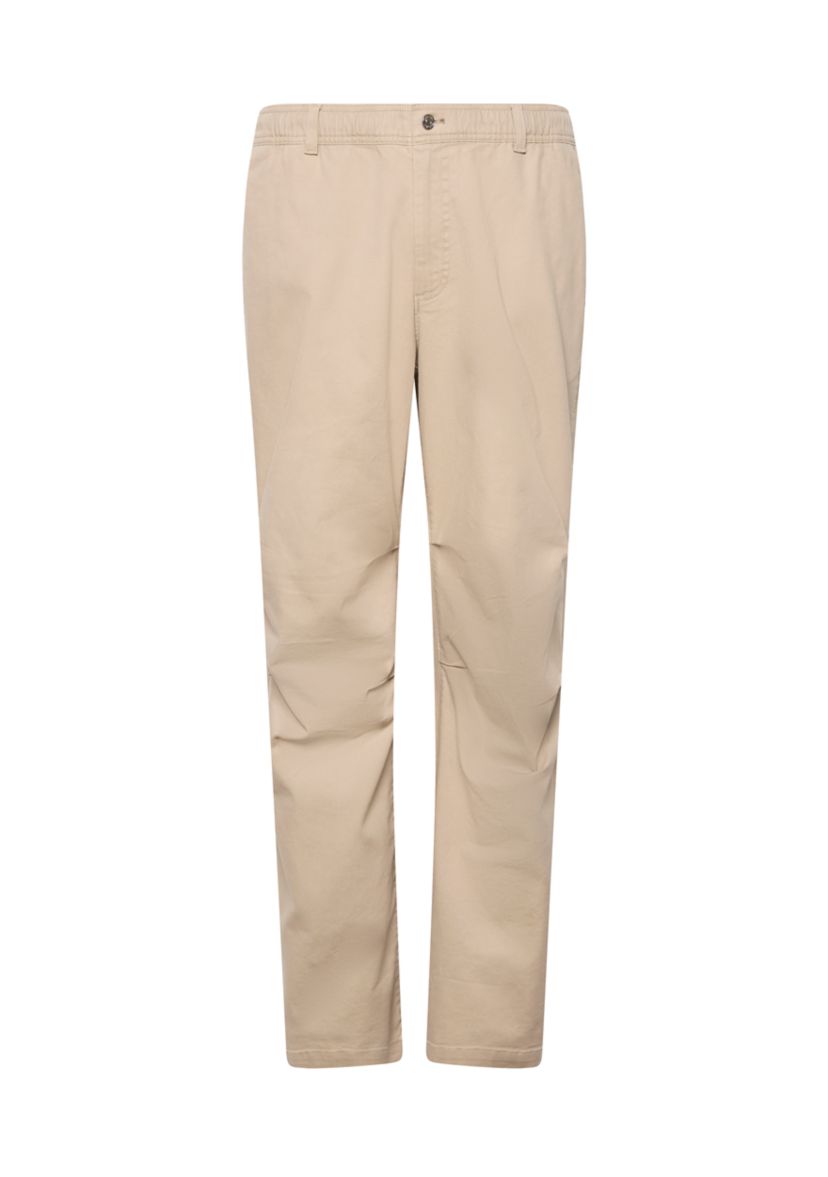 Mens Washed Cotton Elastic Pants