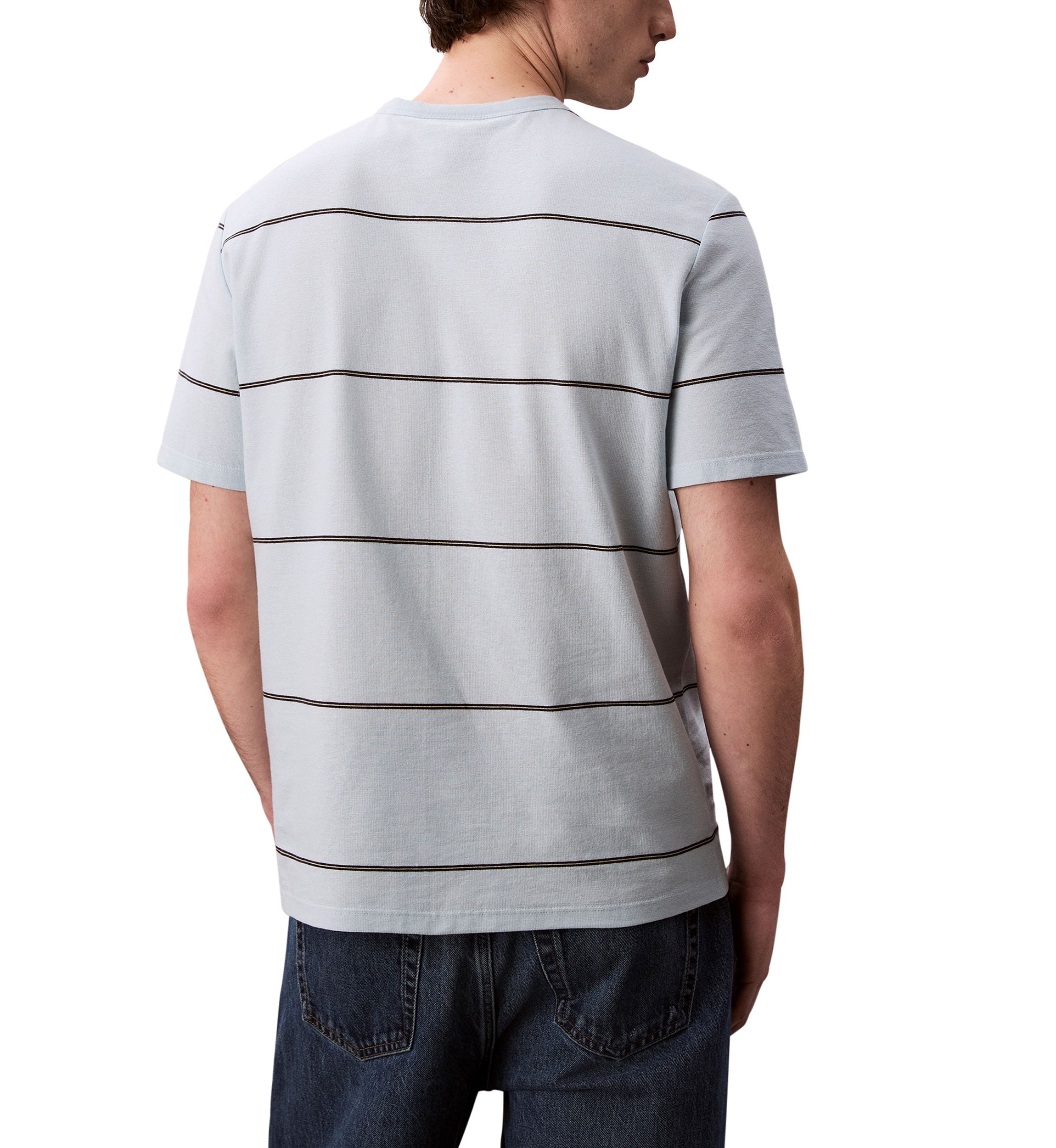 Wide Stripe Easy T-Shirt