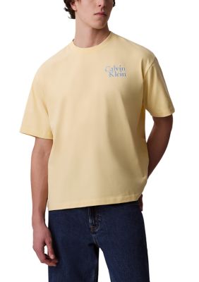 Calvin Klein Men's Script Logo Graphic Relaxed T-Shirt, 2XL