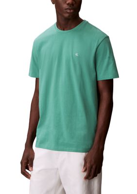 Calvin Klein Men's Monogram Tee, Green, Large