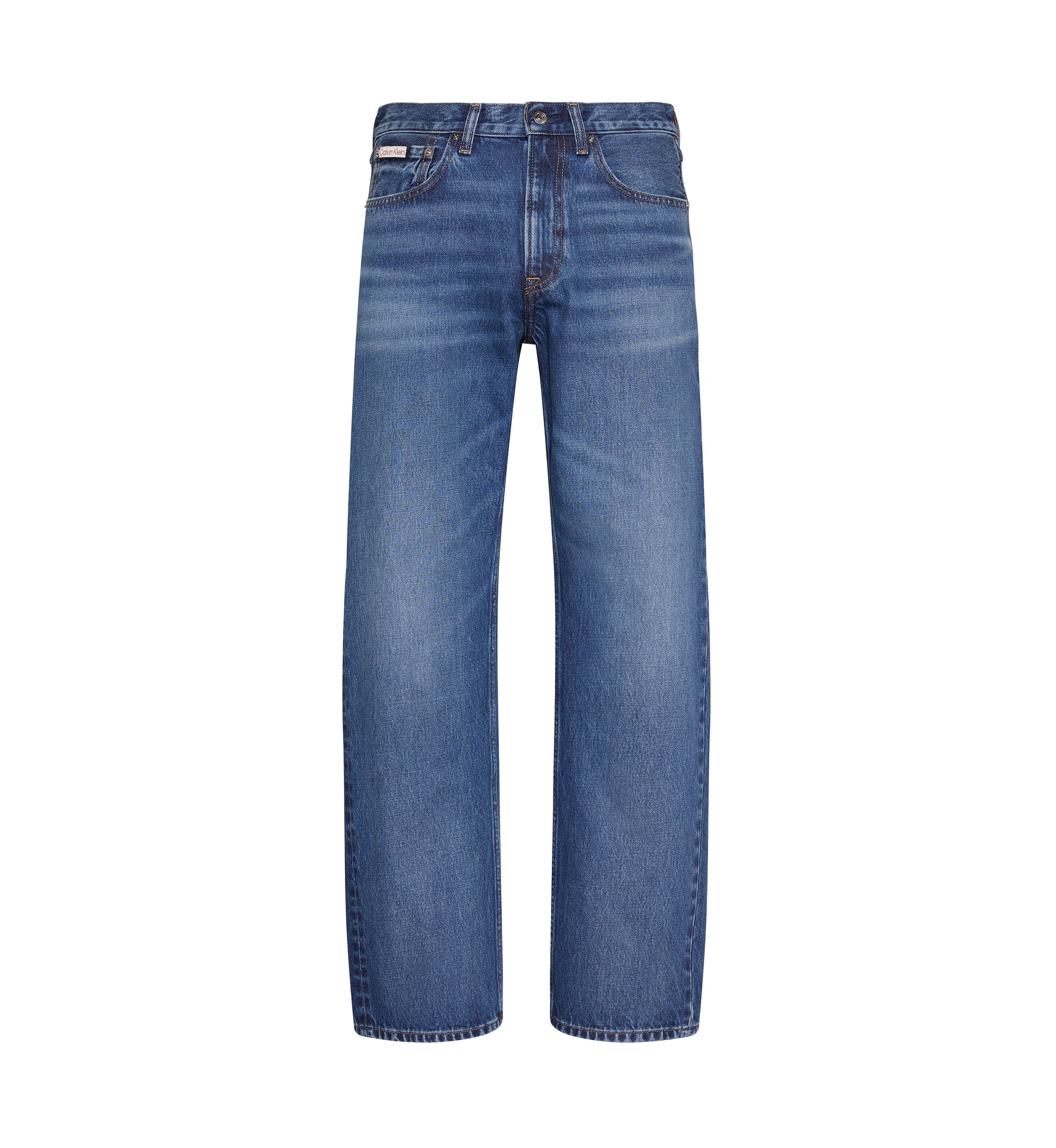 Mens Standard Straight-Fit Stretch Jeans