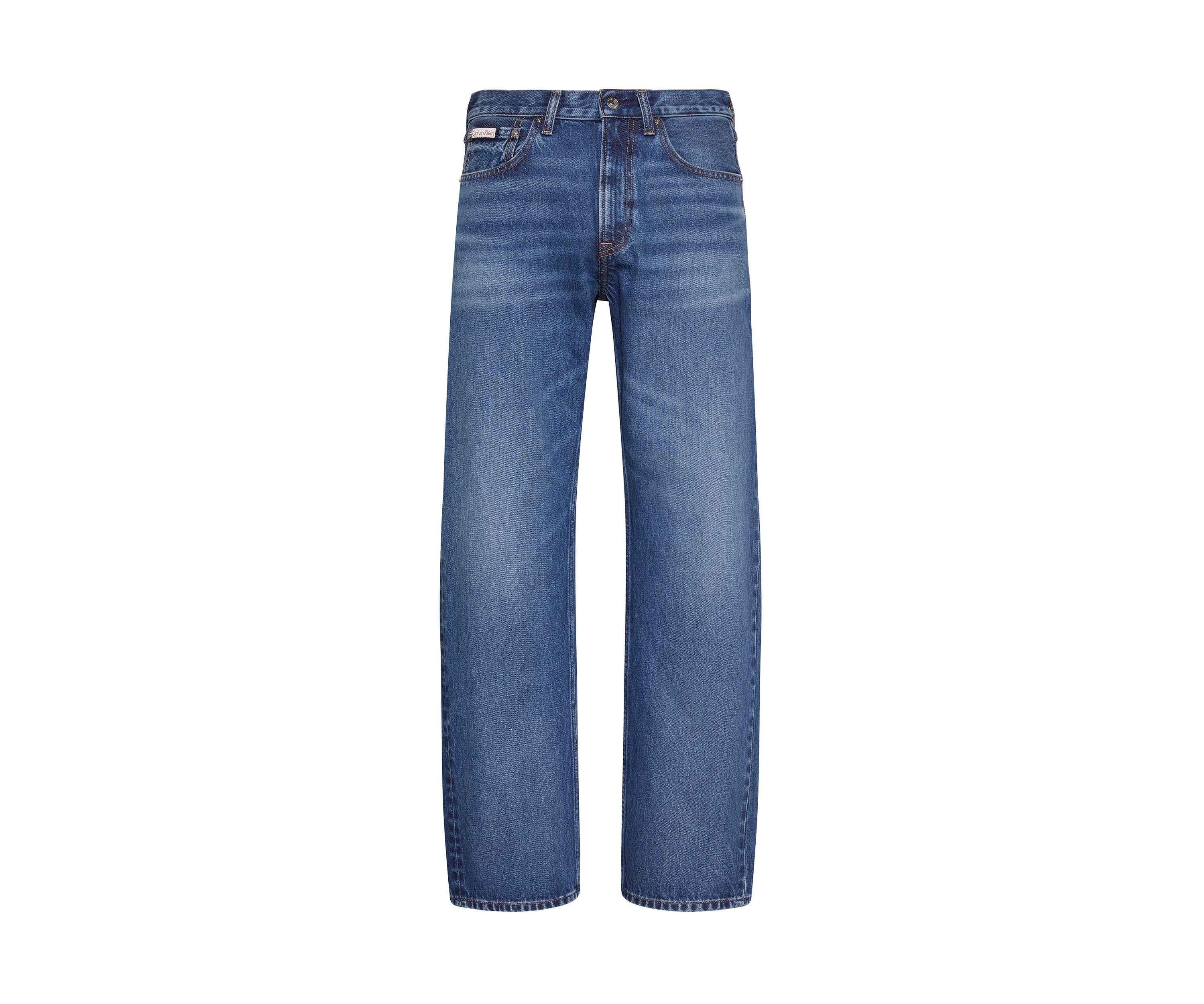 Mens Standard Straight-Fit Stretch Jeans