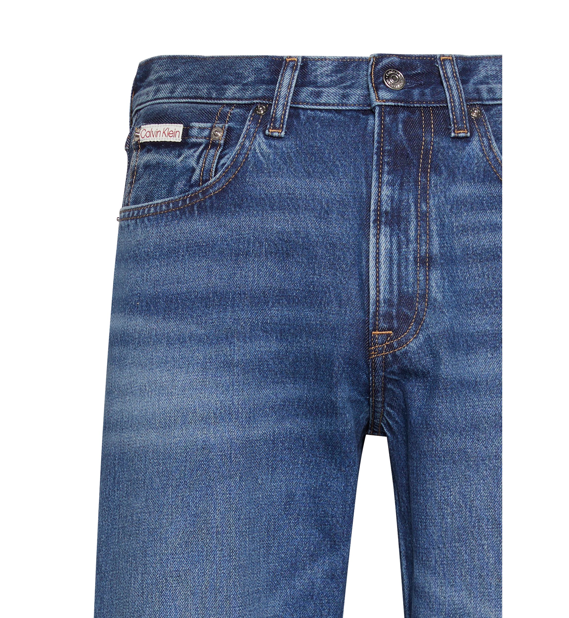 Mens Standard Straight-Fit Stretch Jeans