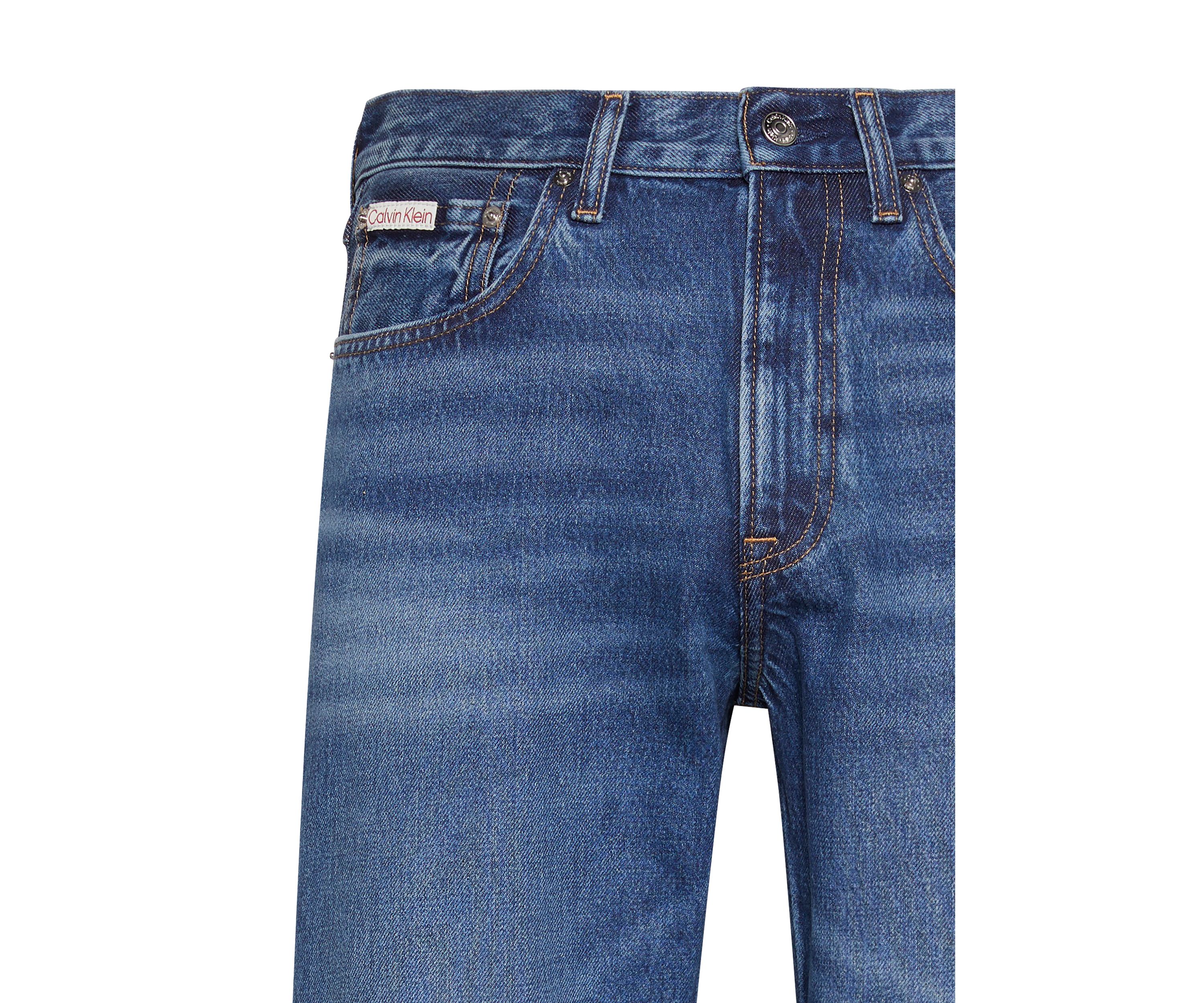 Mens Standard Straight-Fit Stretch Jeans