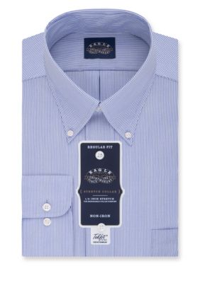 EAGLE Men s Non Iron Regular Fit Stretch Collar Dress Shirt belk