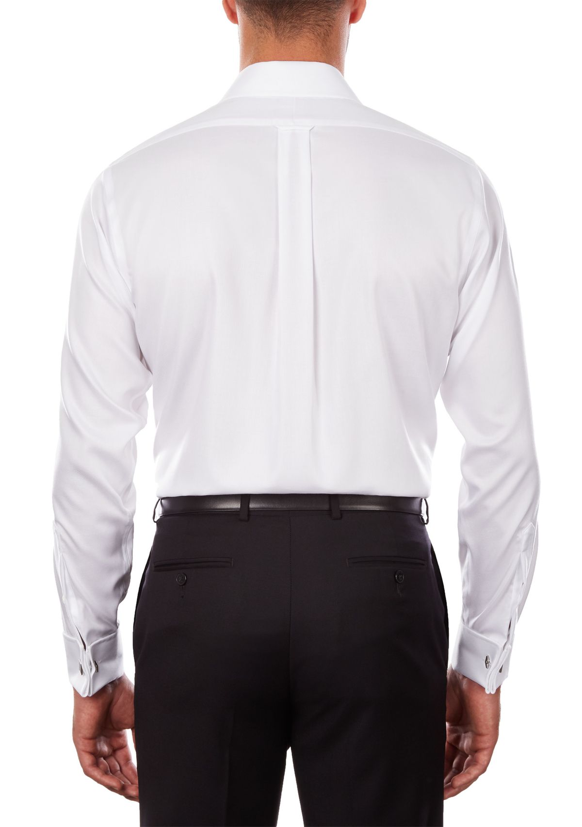 Non-Iron Regular Fit Stretch French Cuff Collar Dress Shirt