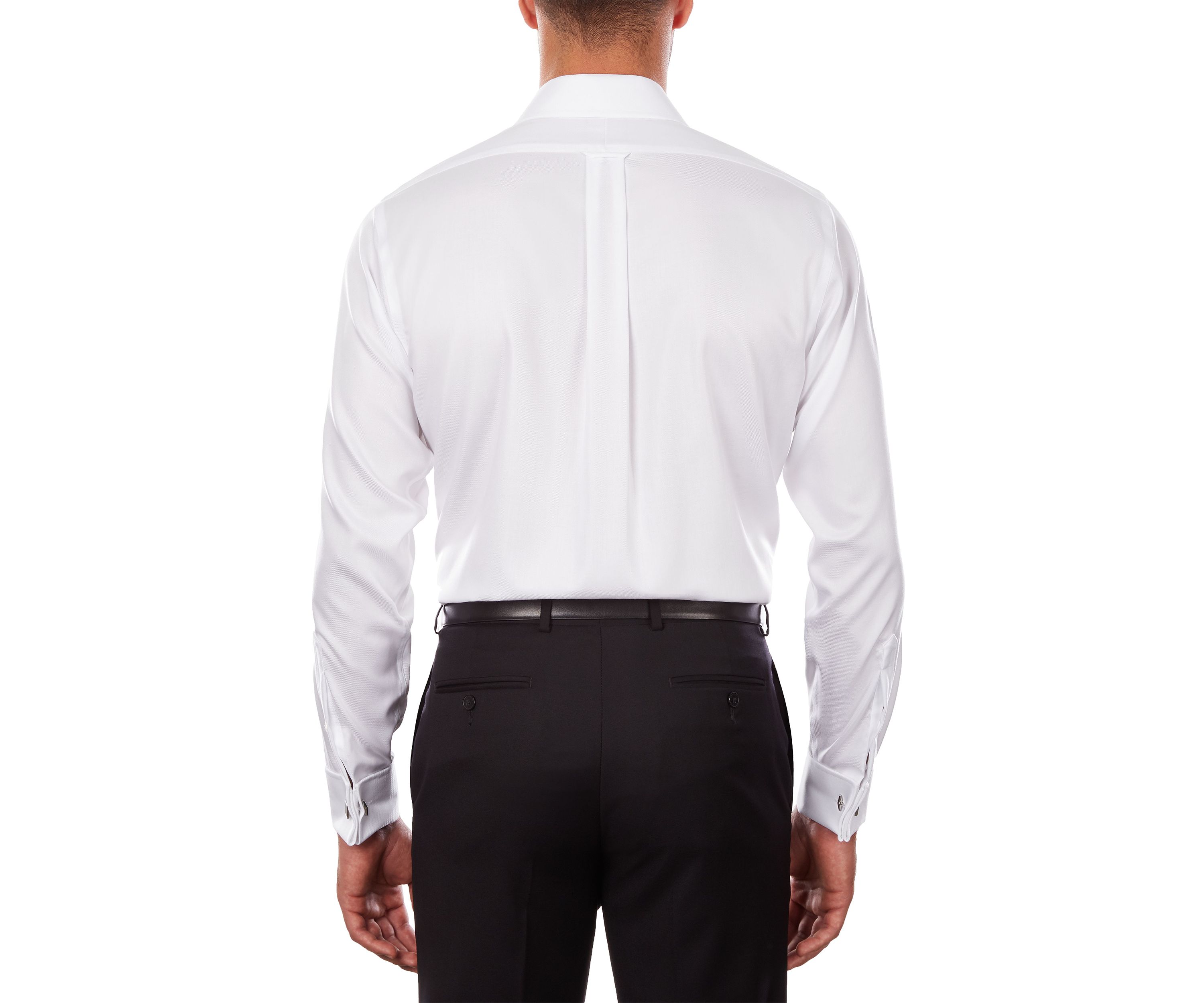 Non-Iron Regular Fit Stretch French Cuff Collar Dress Shirt