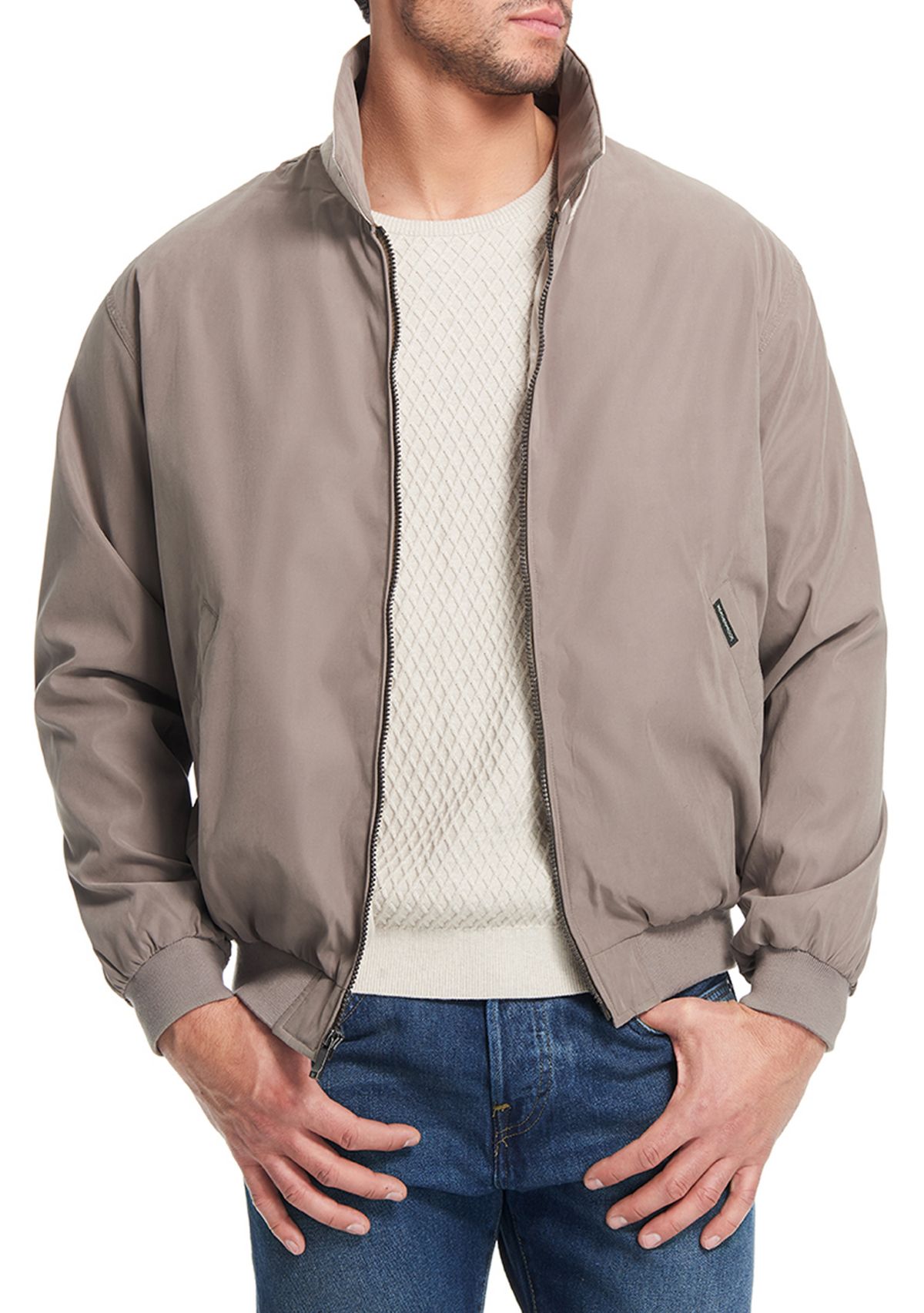 Big & Tall Micro Fiber Bomber Jacket