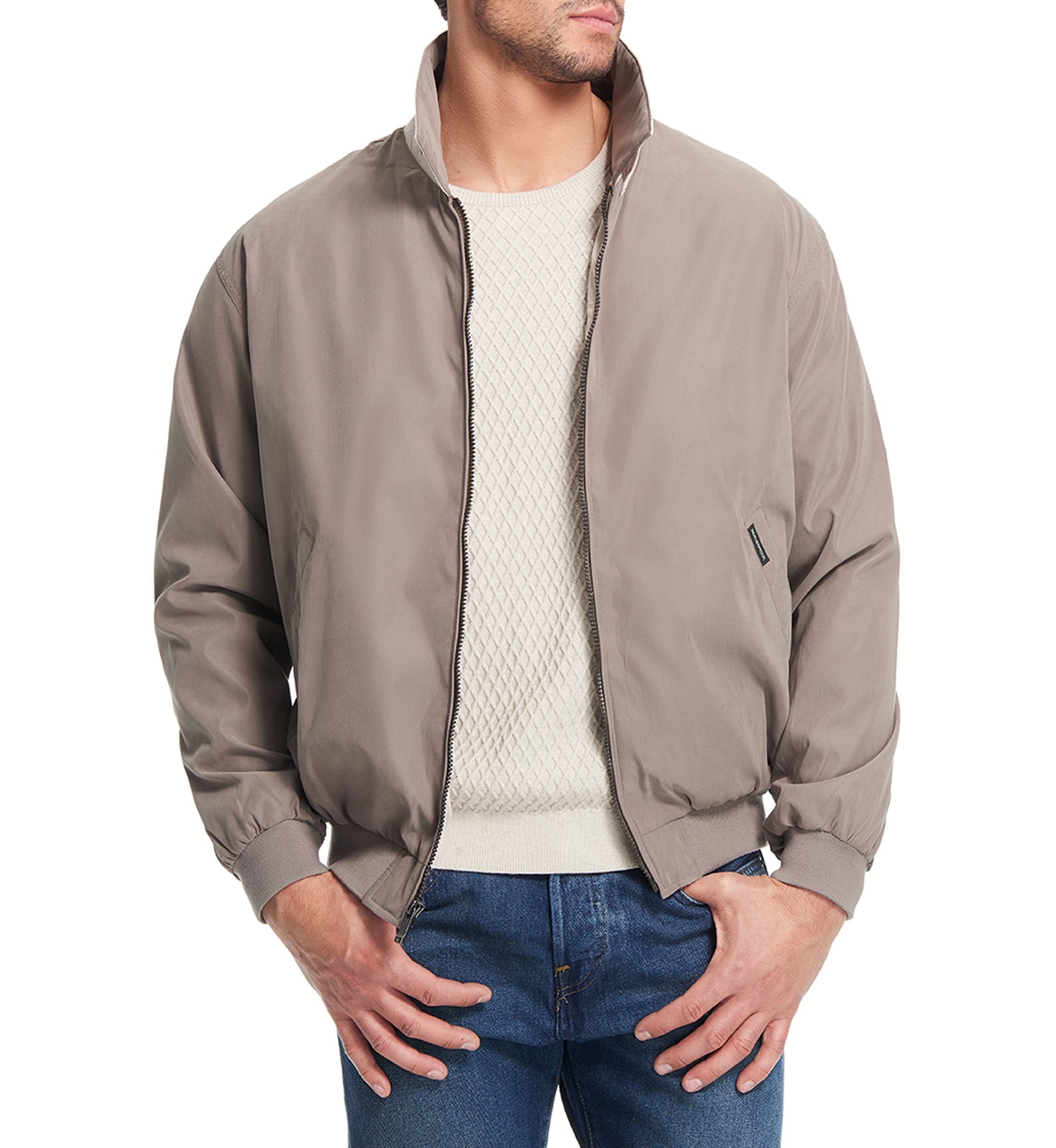 Big & Tall Micro Fiber Bomber Jacket