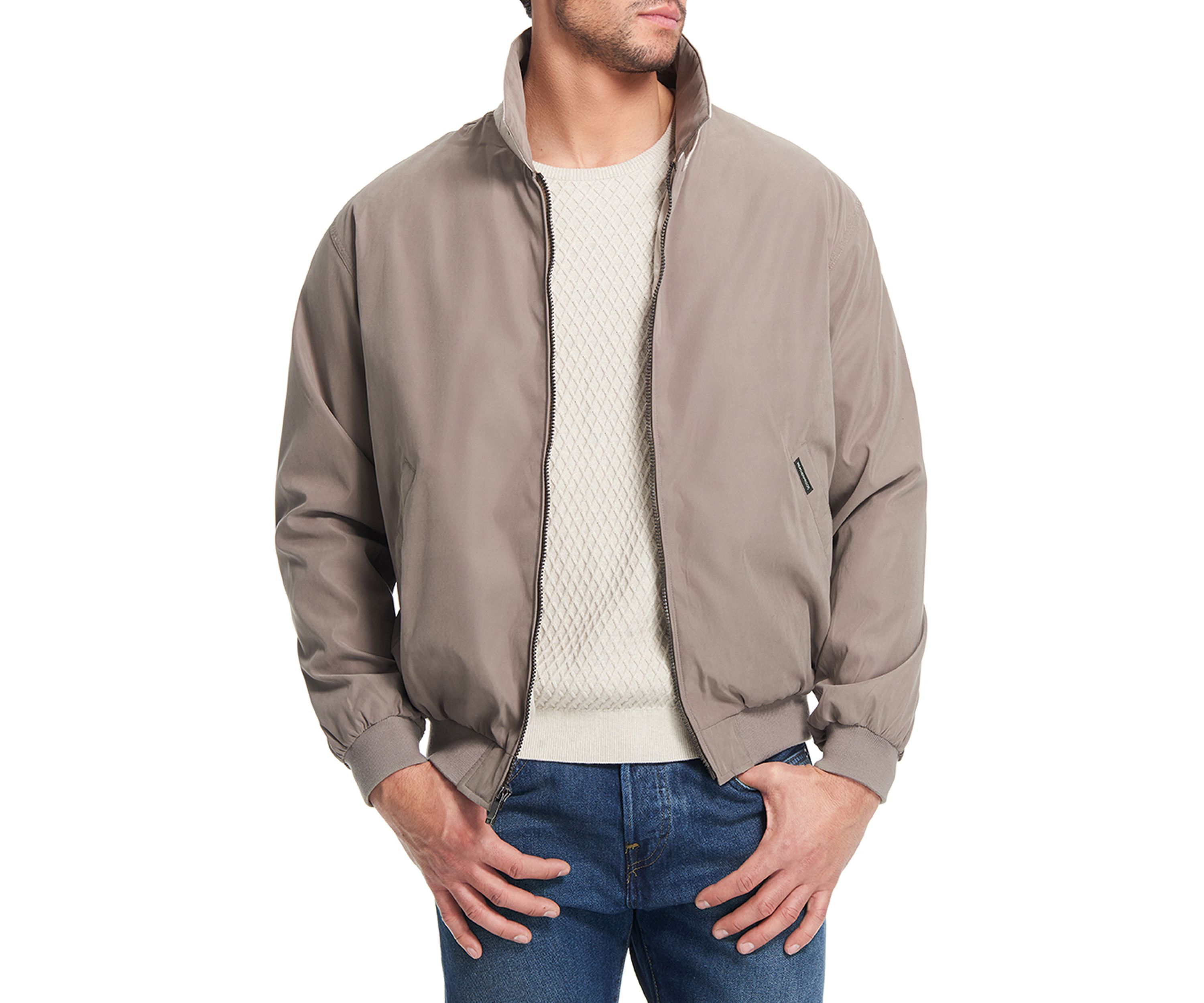Big & Tall Micro Fiber Bomber Jacket